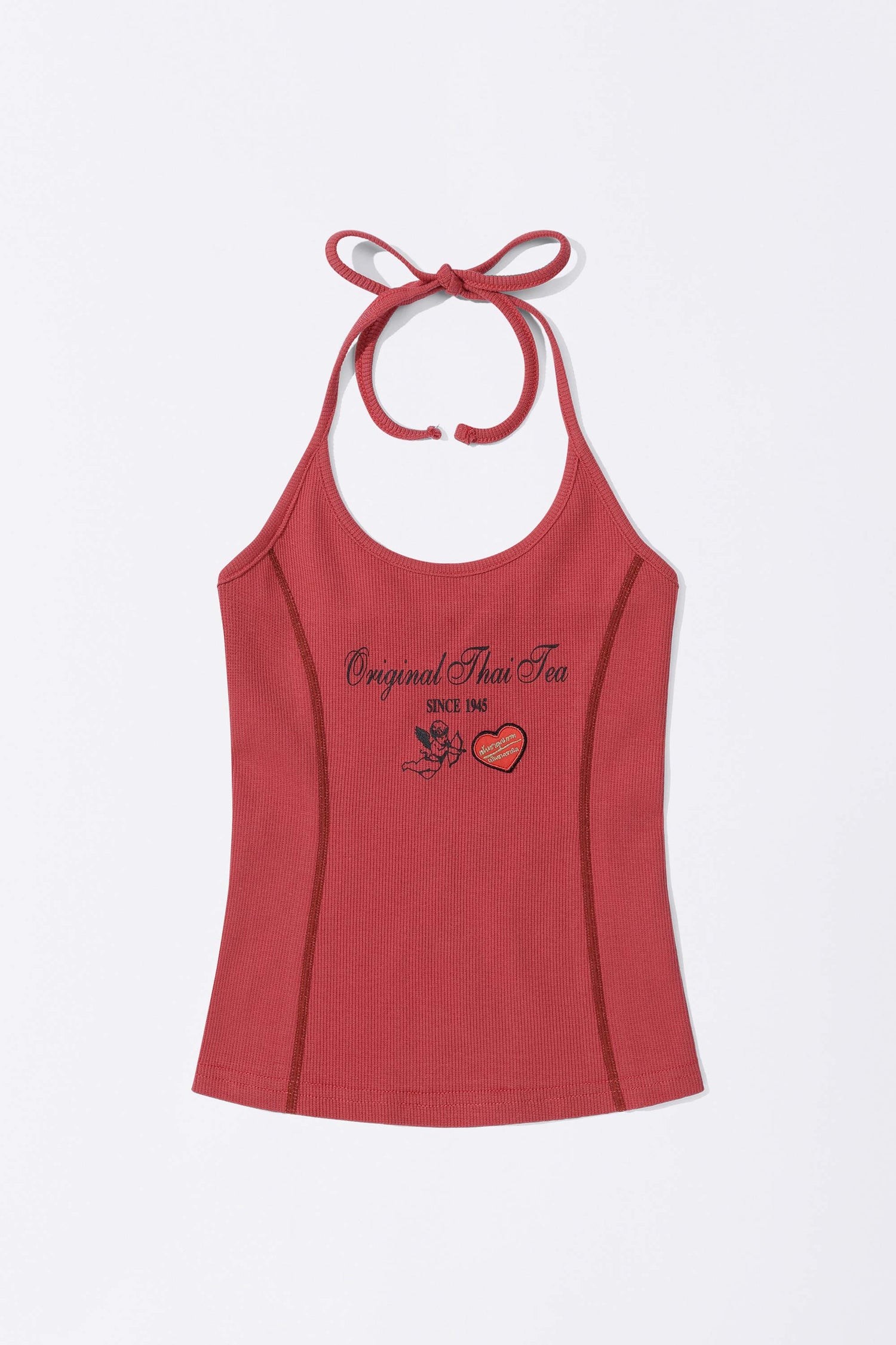 [Sculptor X Cha Tra Mue] Heavenly Thai Tee Sleeveless Red