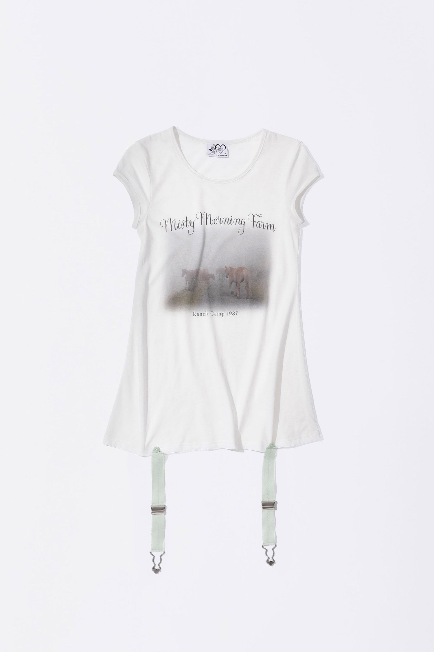 Ranch Lingerie Tee White