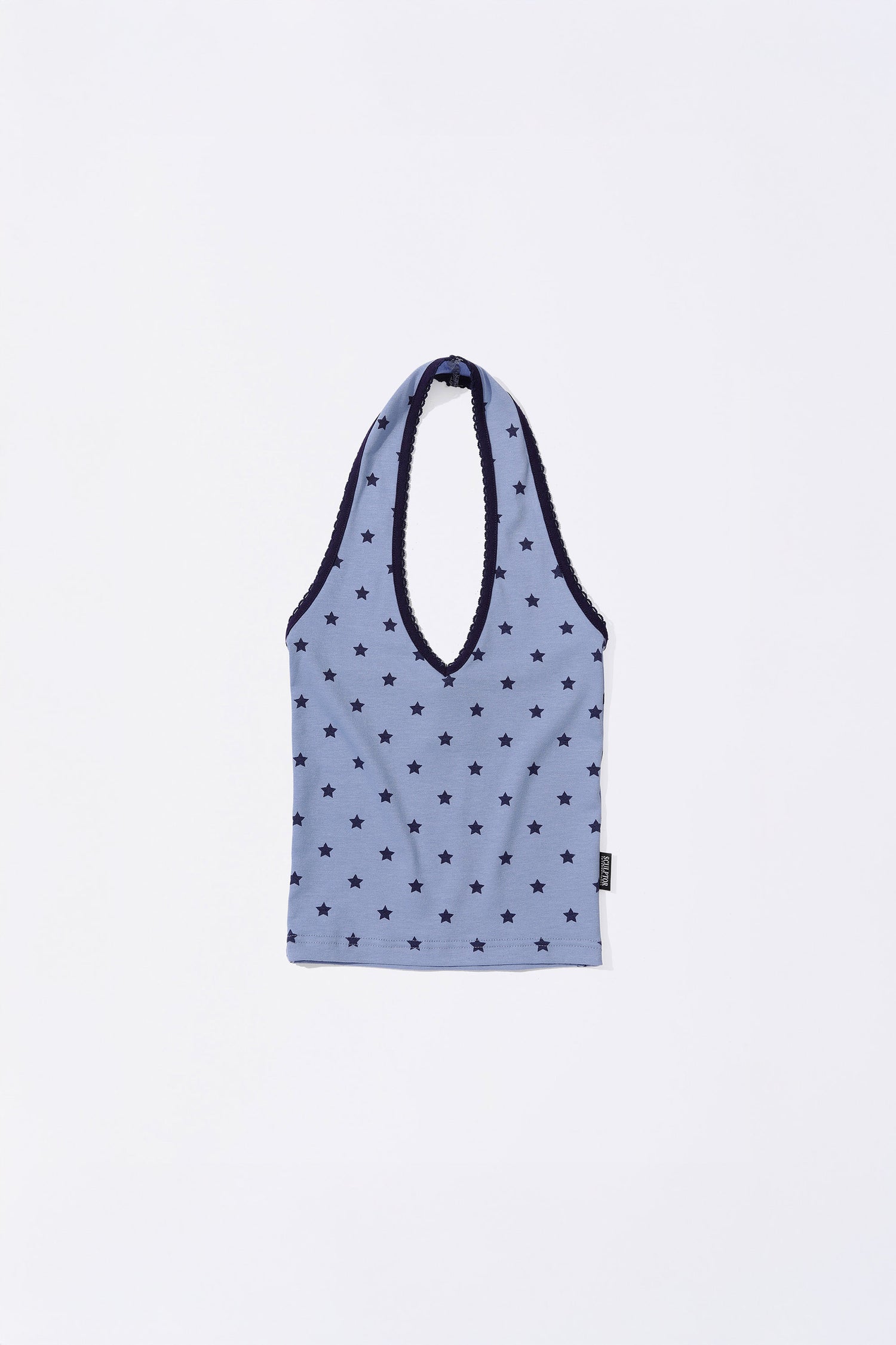 Star Halter Top Blue