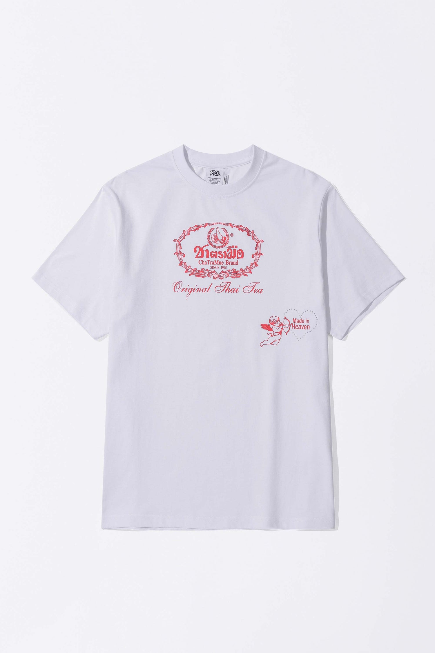 [Sculptor X Cha Tra Mue] Heavenly Thai Tee White