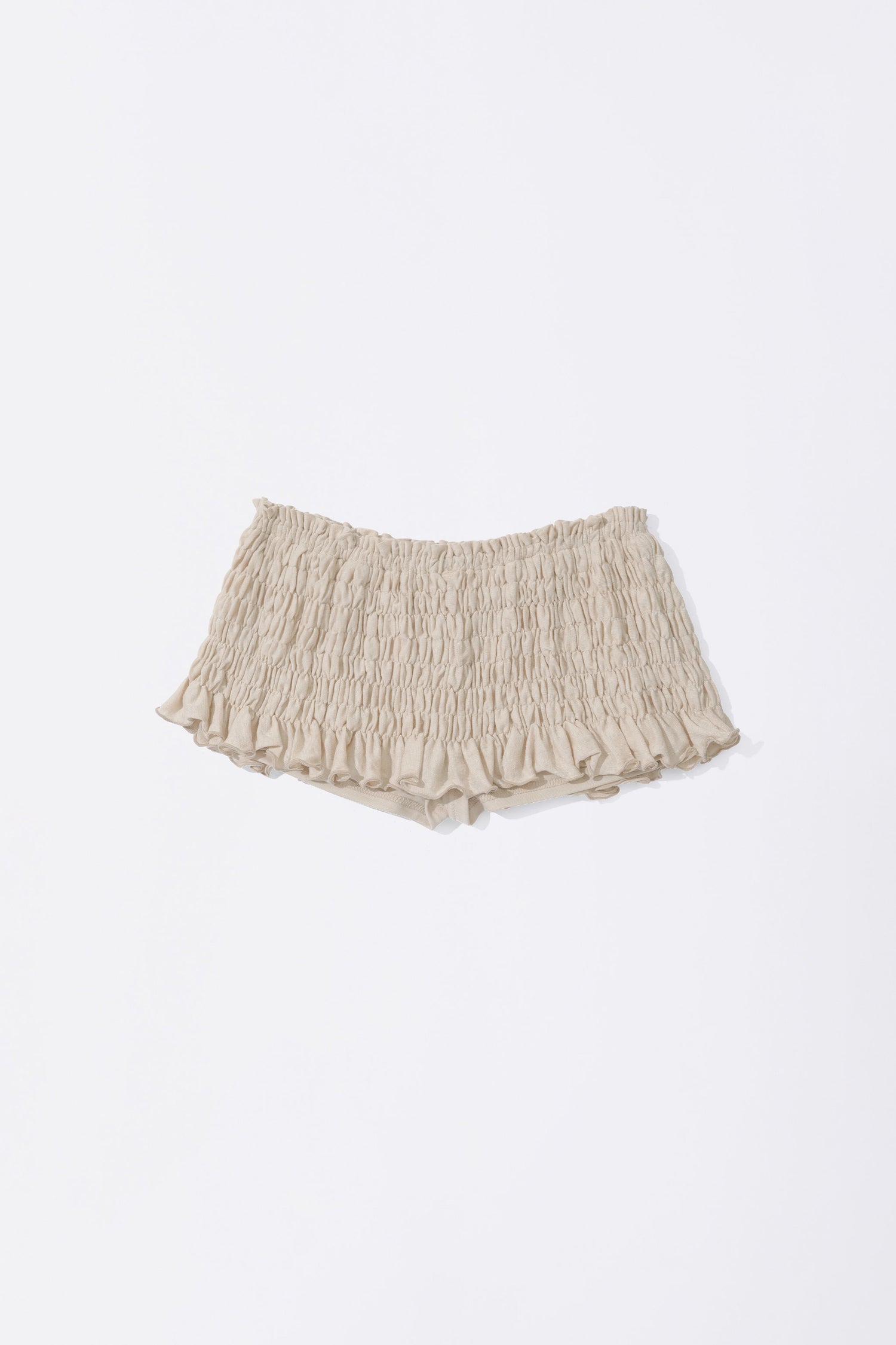 Crinkle Volumer Skort Dusty Beige