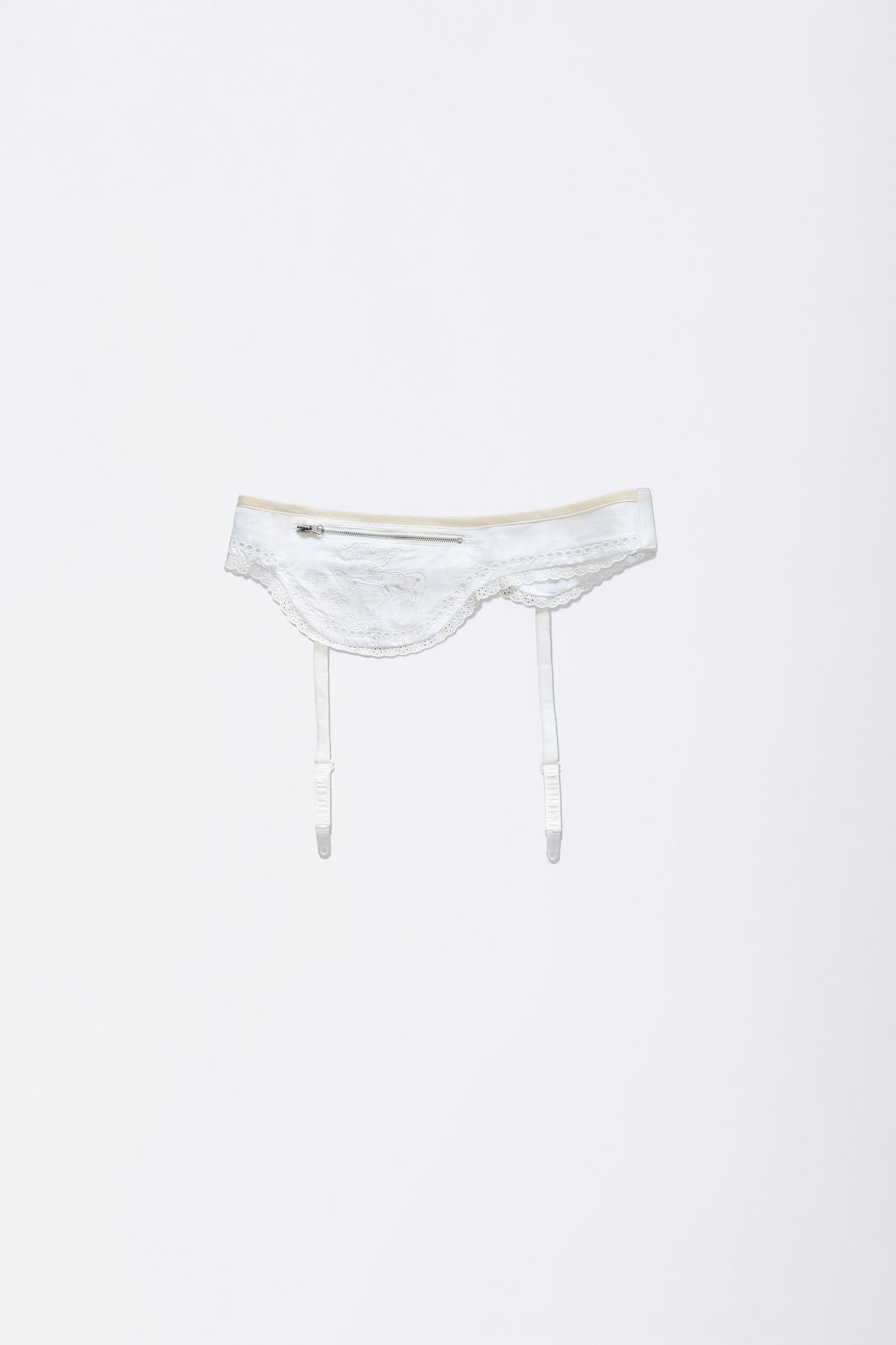 Cotton Apron Belt White