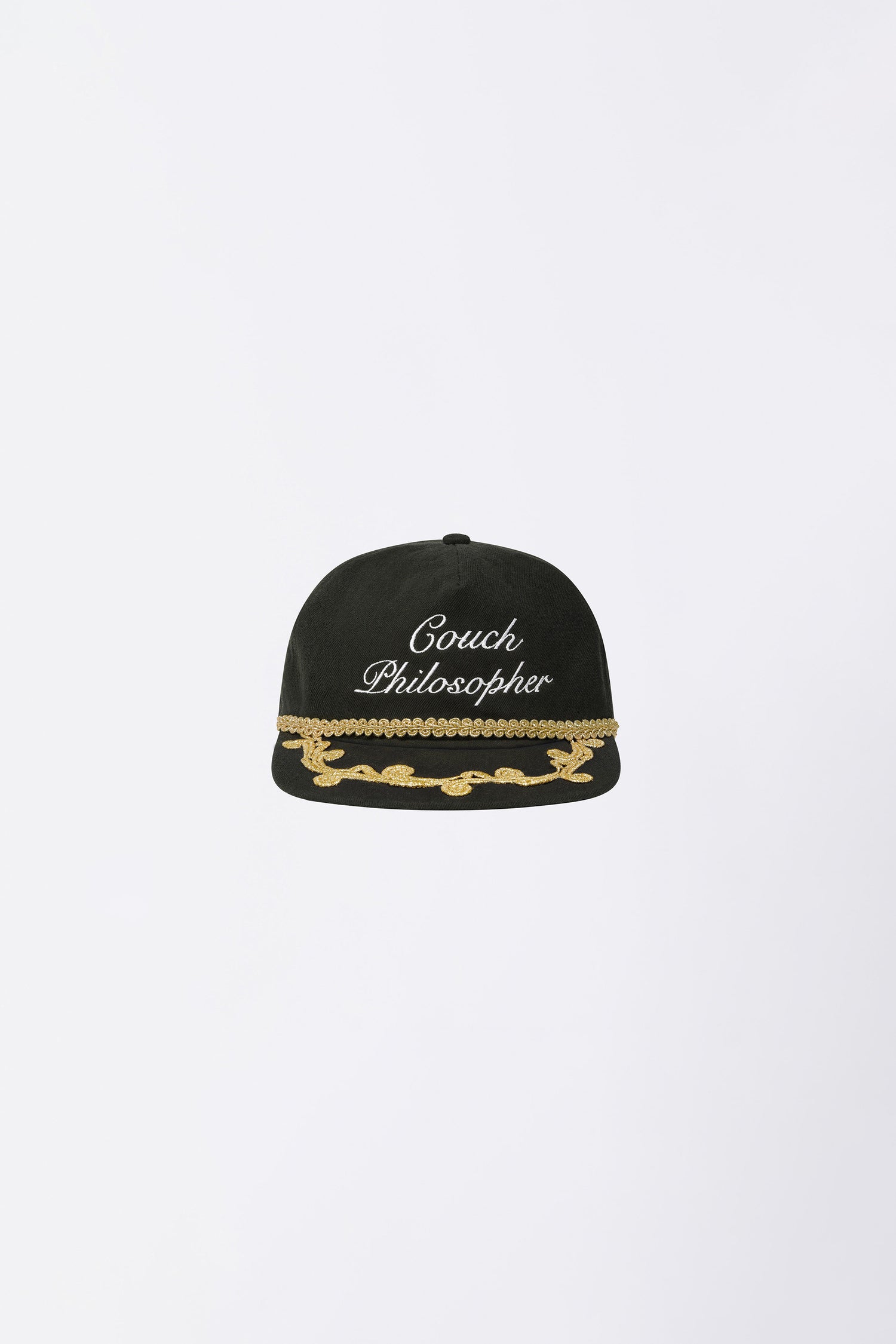 Lazy Philosopher Cap Black