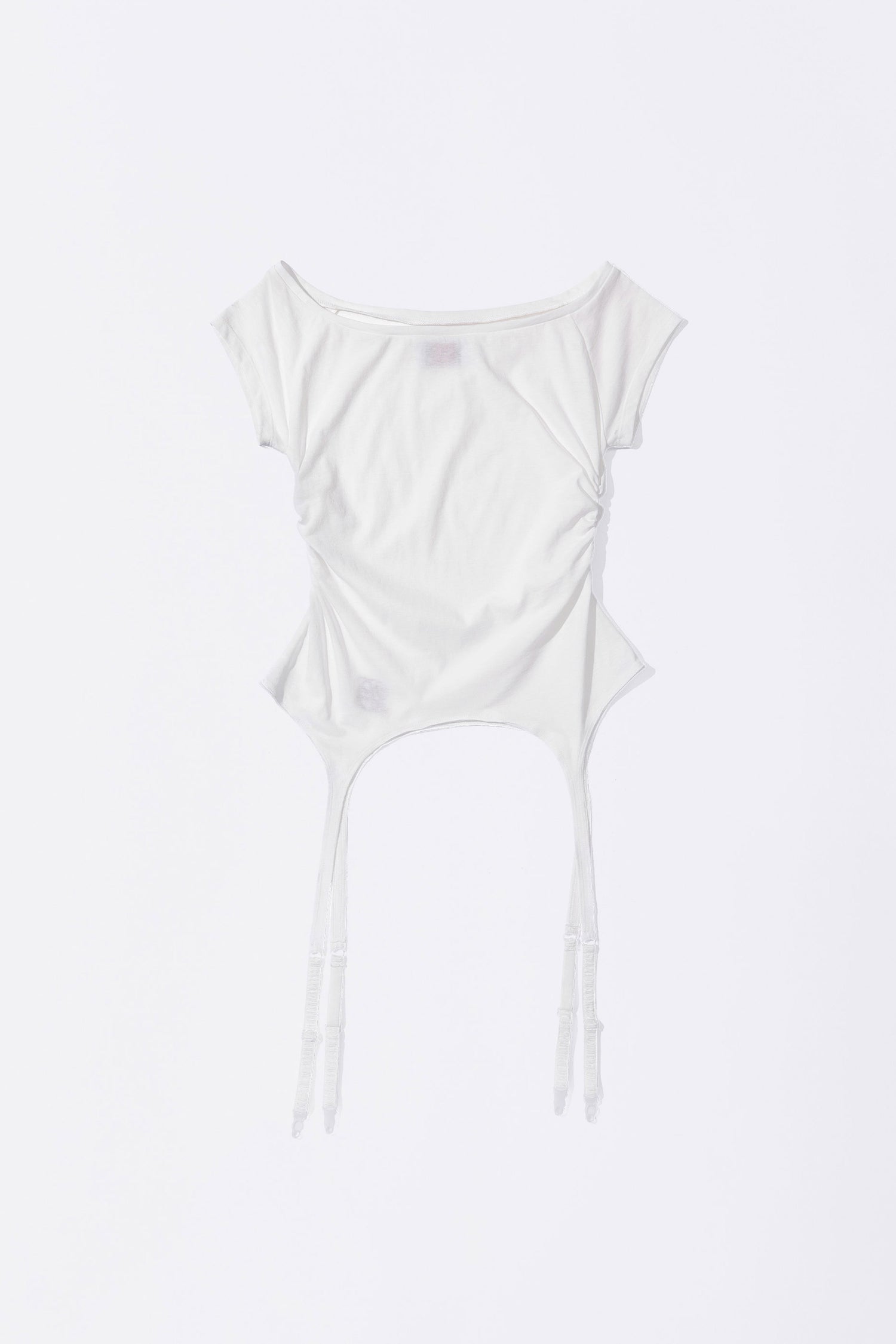 Garter Belt Tee White