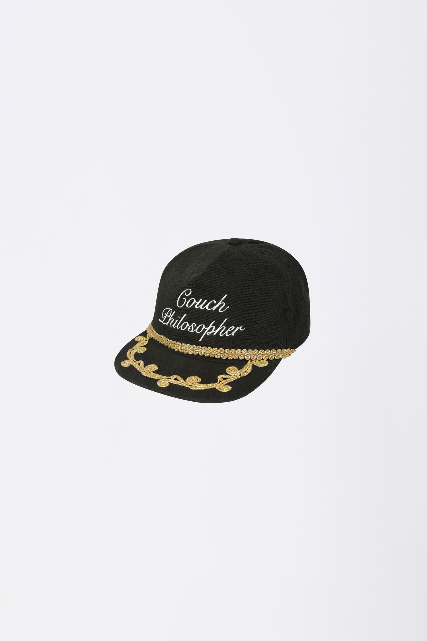 Lazy Philosopher Cap Black
