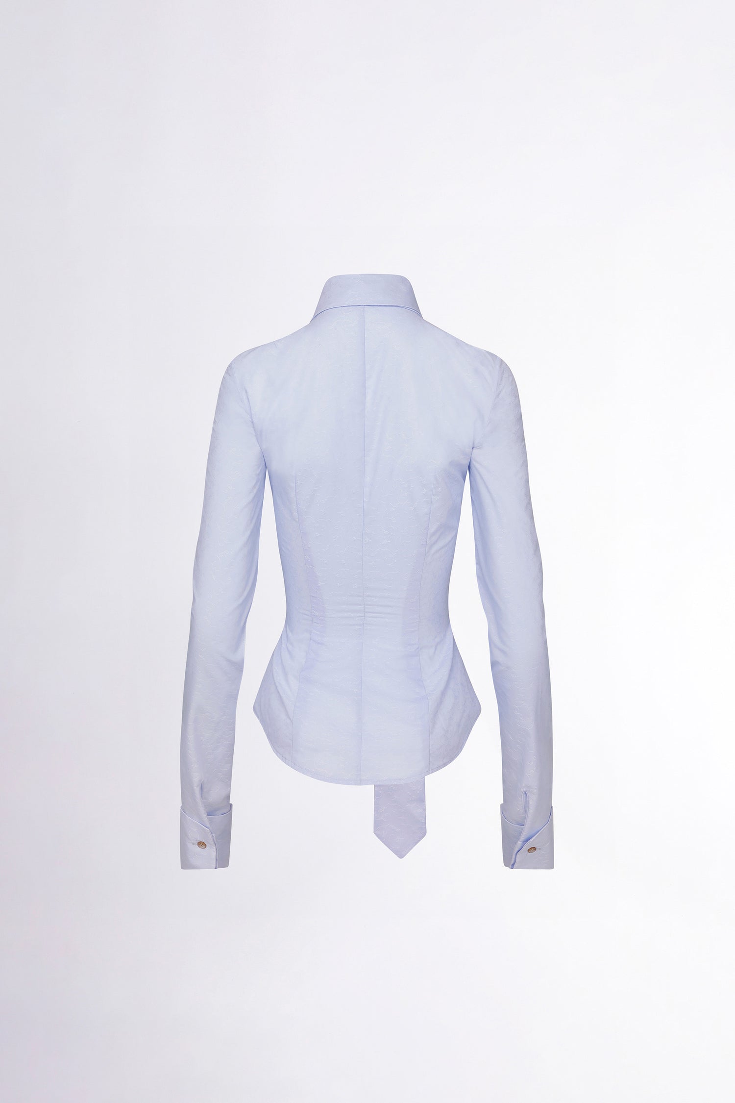 Tie Button Down Shirt Classic Blue