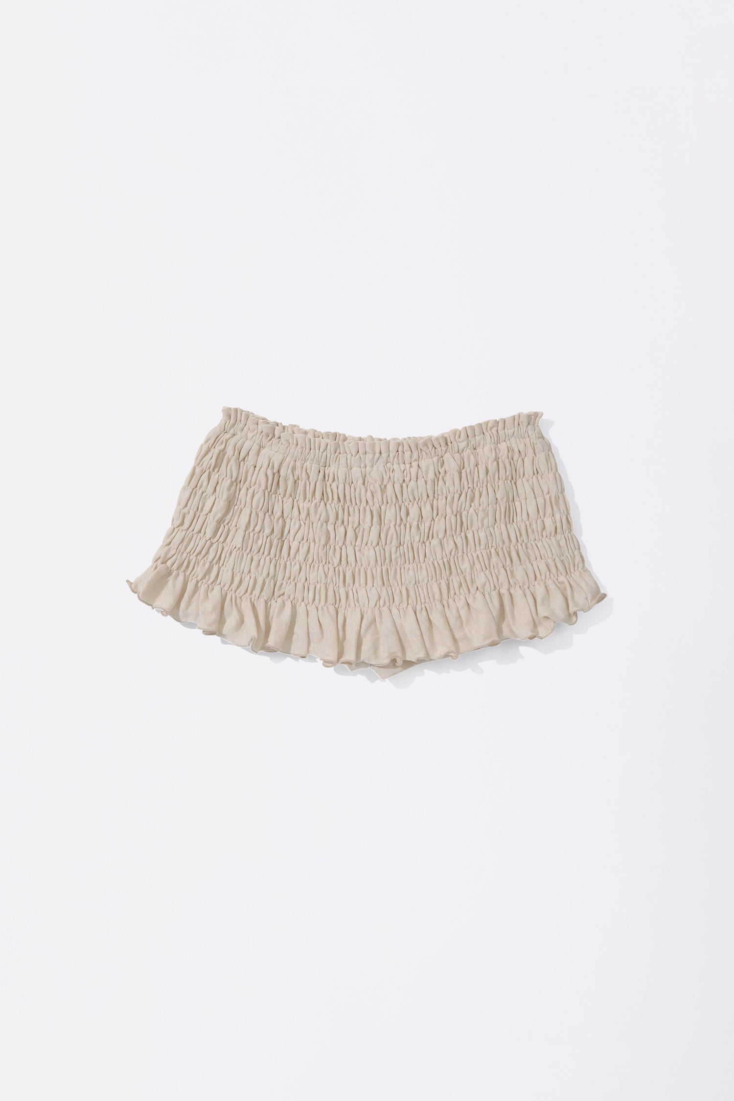 Crinkle Volumer Skort Dusty Beige