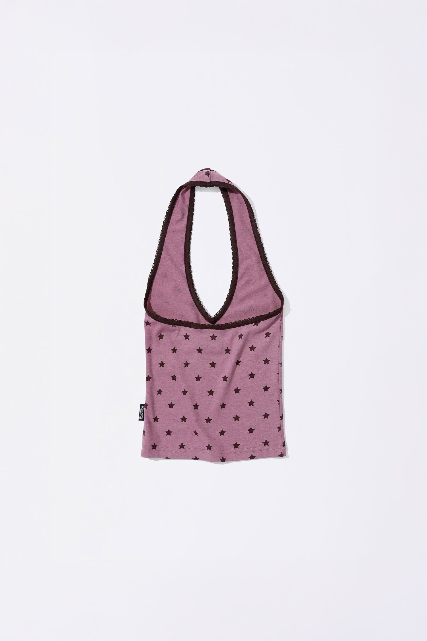 Star Halter Top Plum Pink
