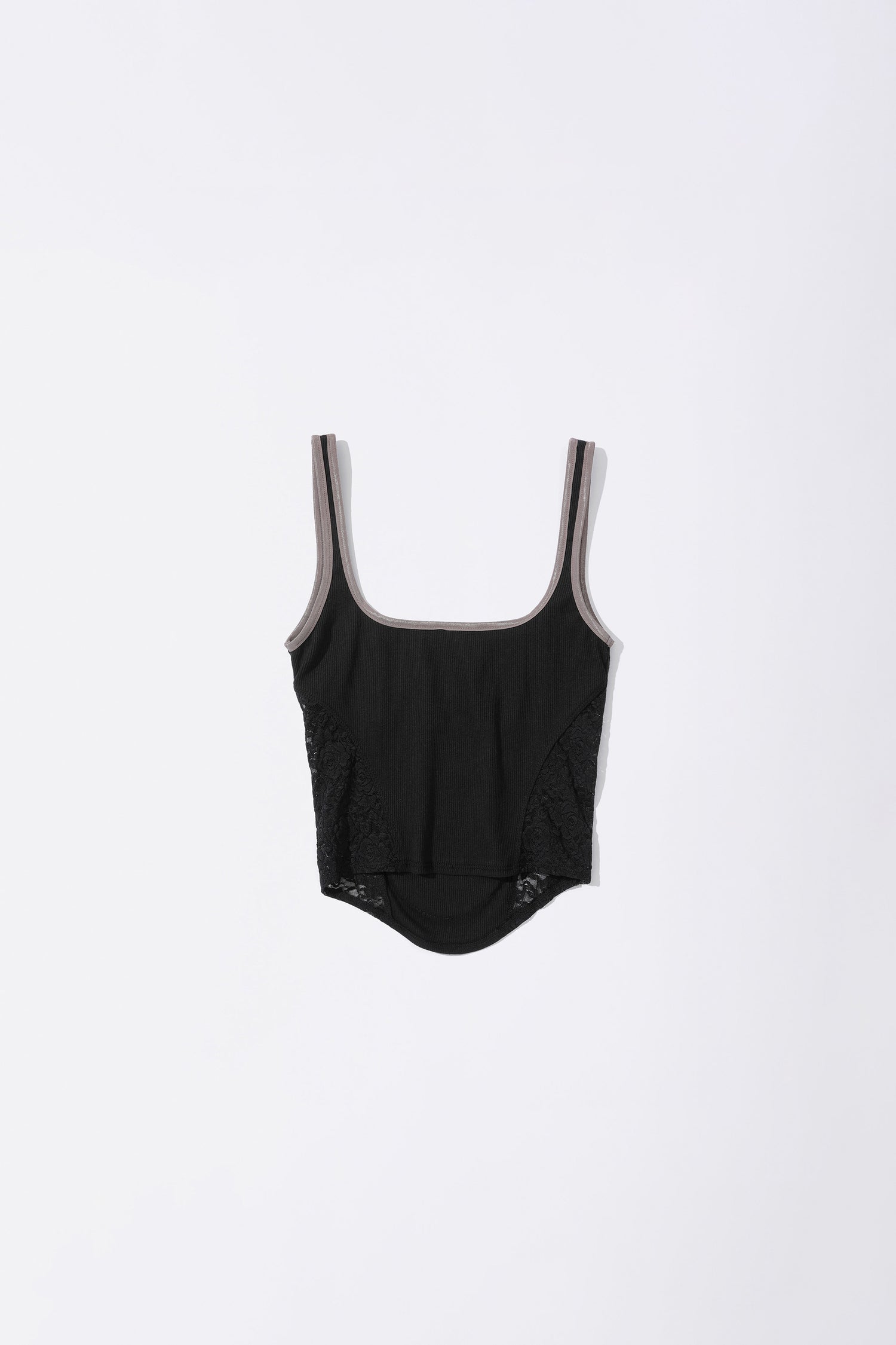 Beaded Maria Top Black