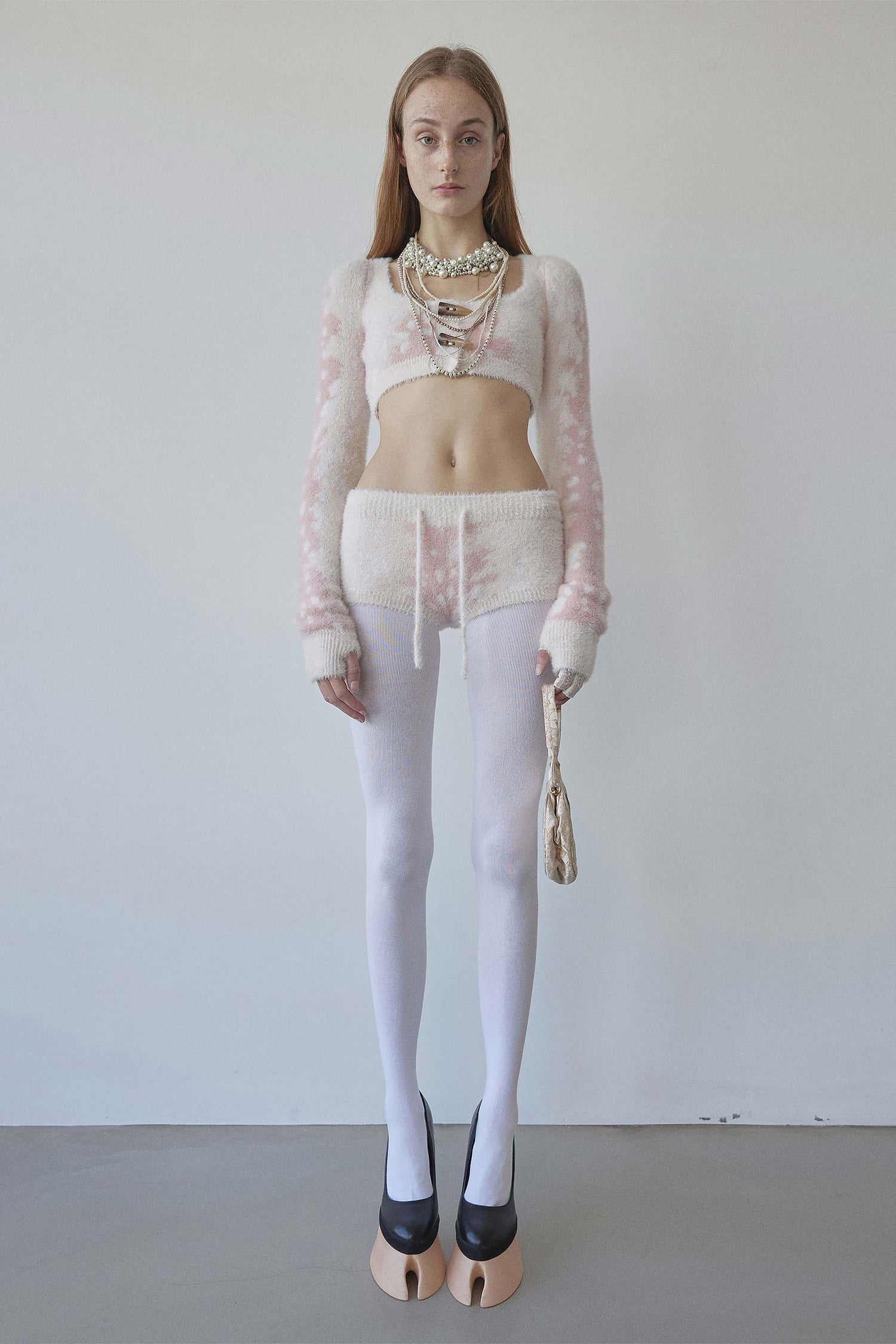 Rudolph Fur Shorts Pink