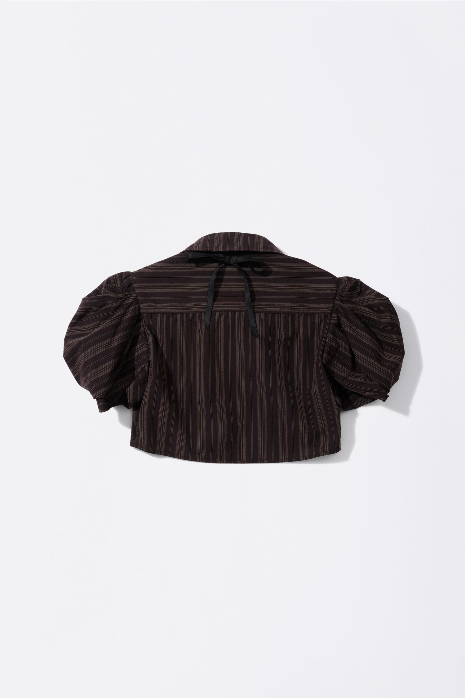Rosetta Baby Shirt Brown Pinstripe
