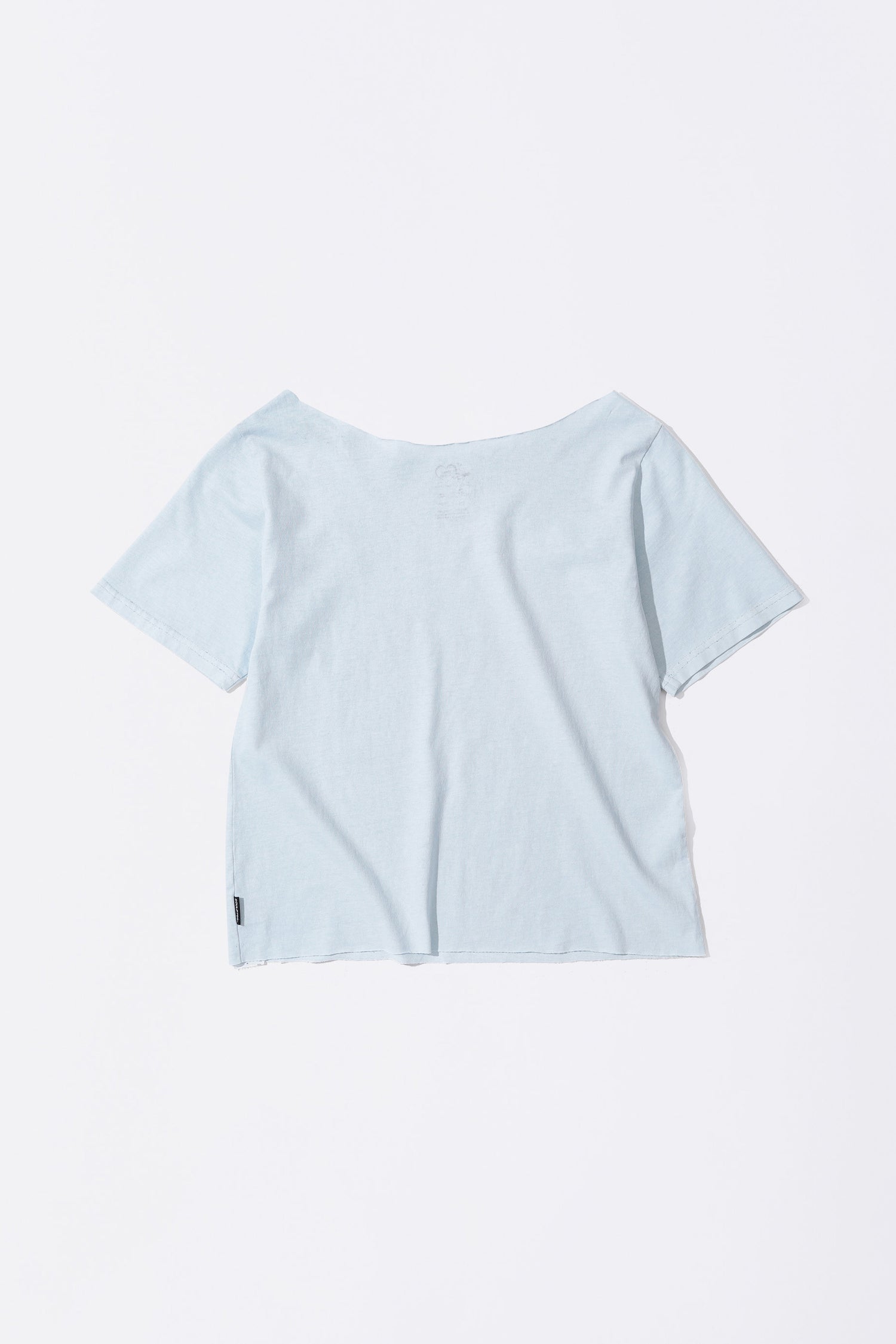 83 Faith Cut Out Tee Washed Blue