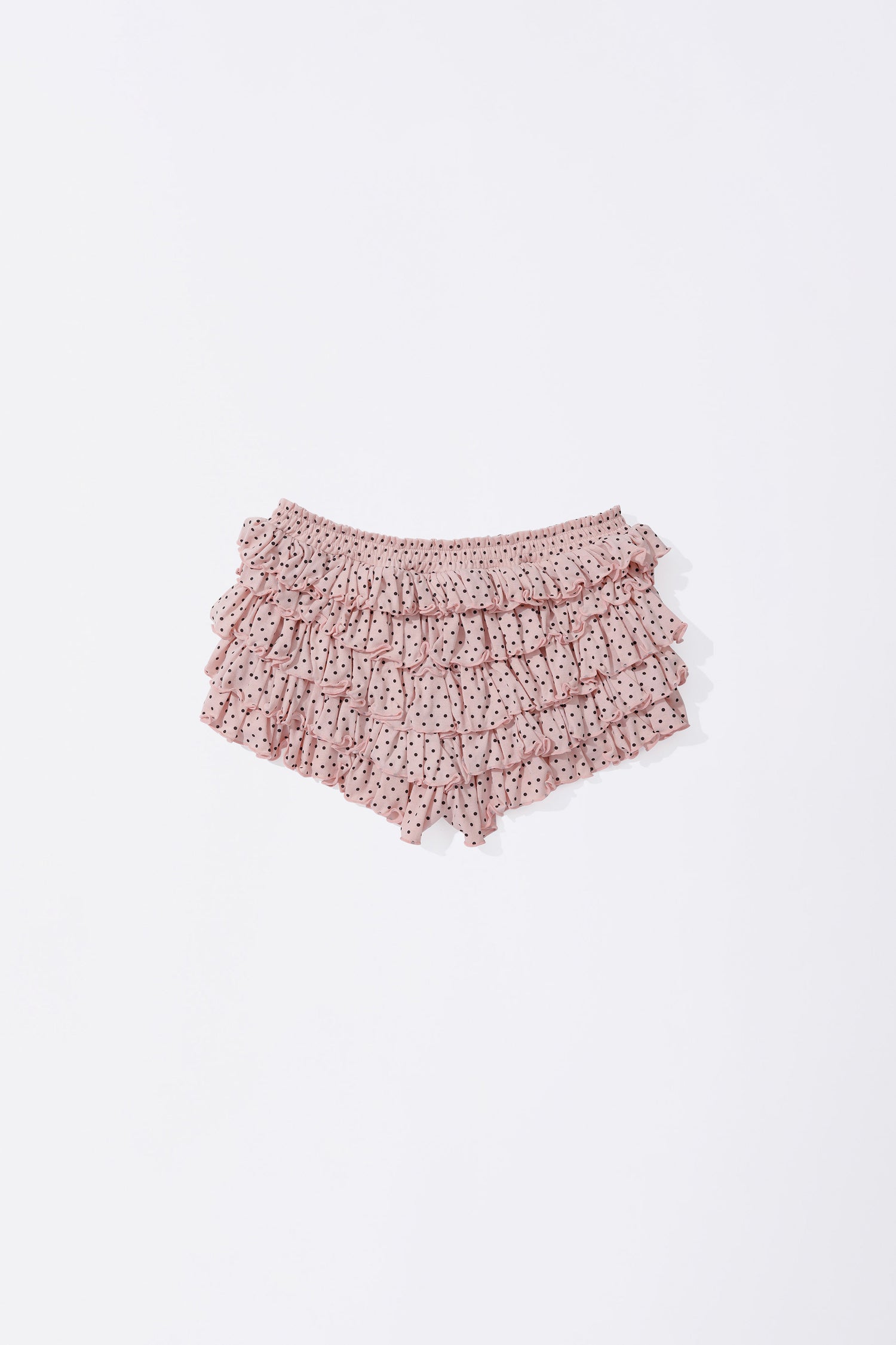 Dot Volumer Shorts Pink
