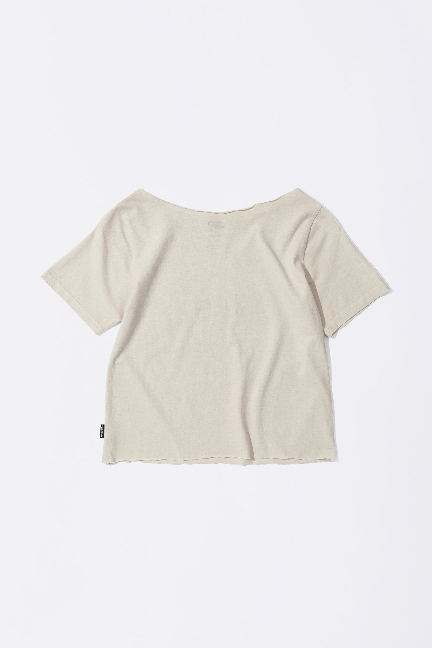 83 Faith Cut Out Tee Dirty White