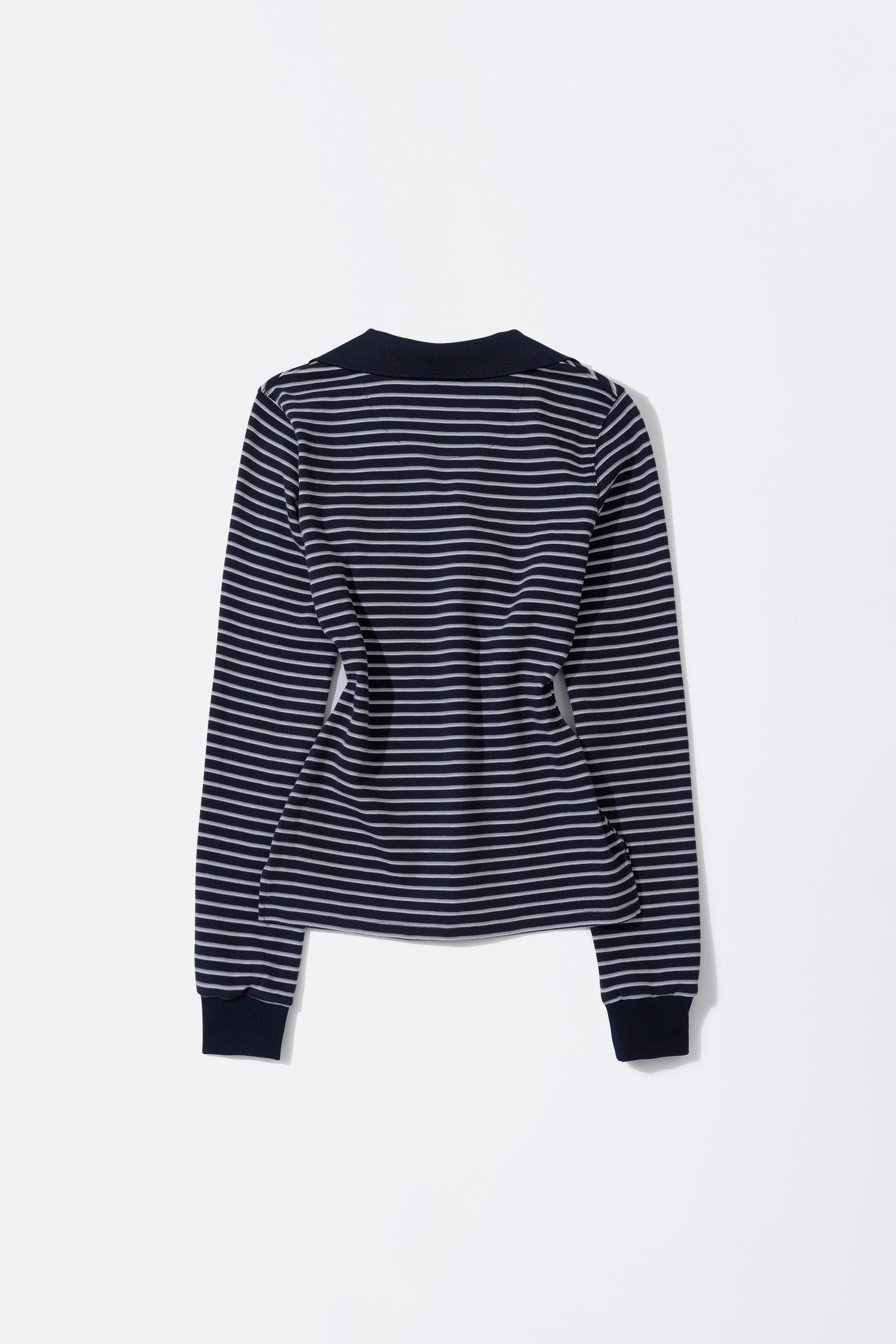 Shirring Tennis Shirt Navy
