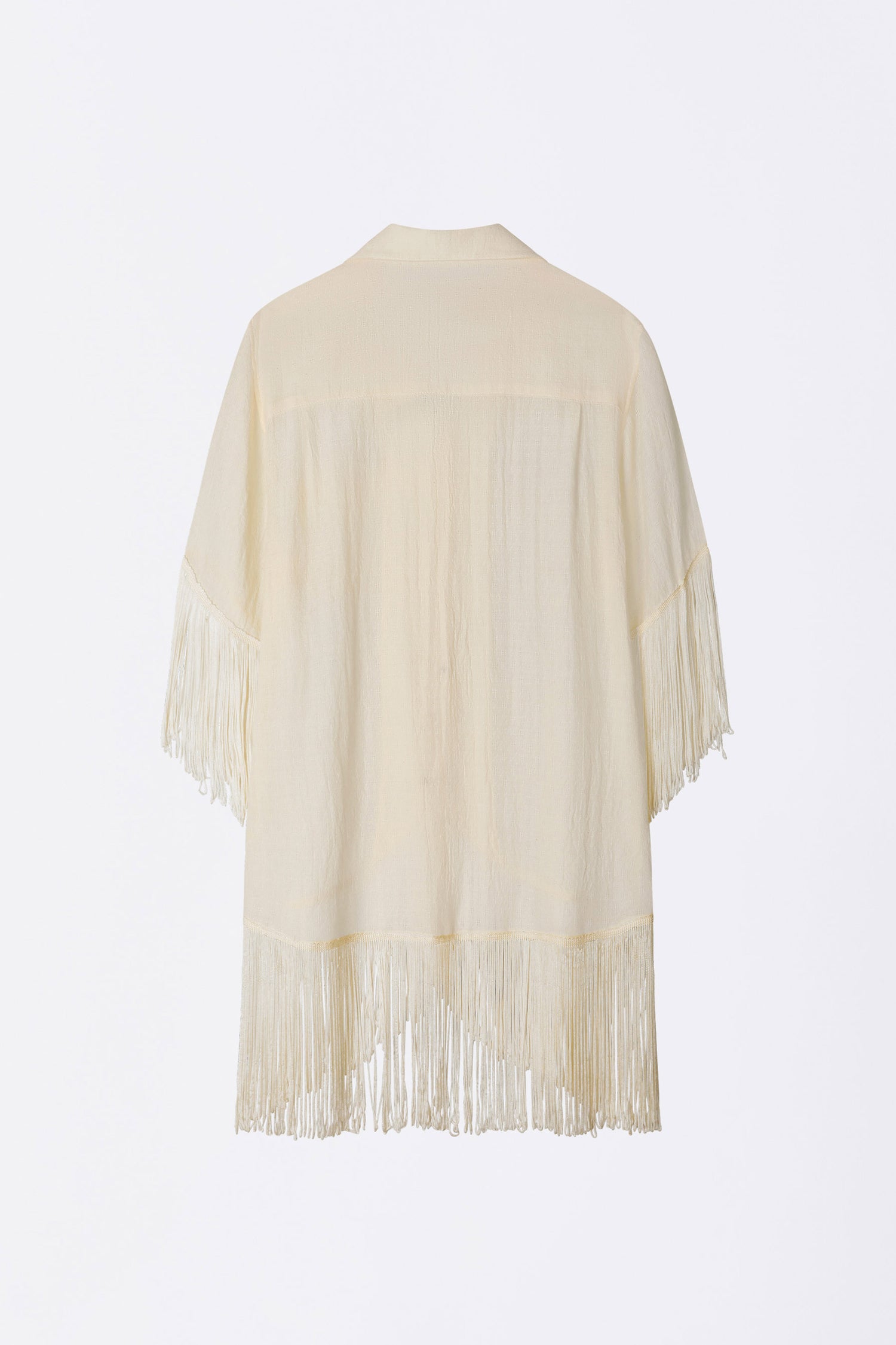 Boho Hawaiian Shirt Cream