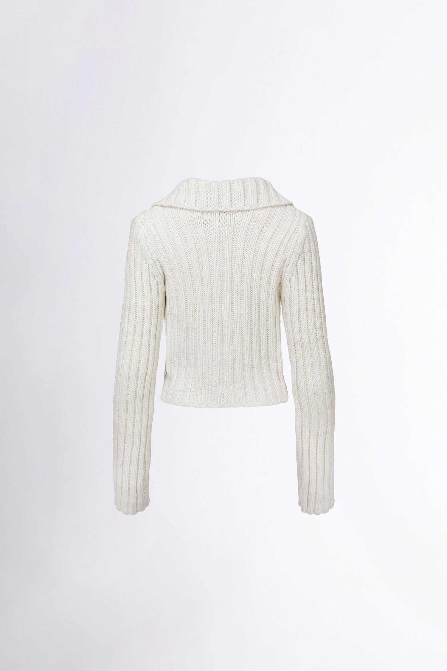 Two Way Cable Cardigan Ivory