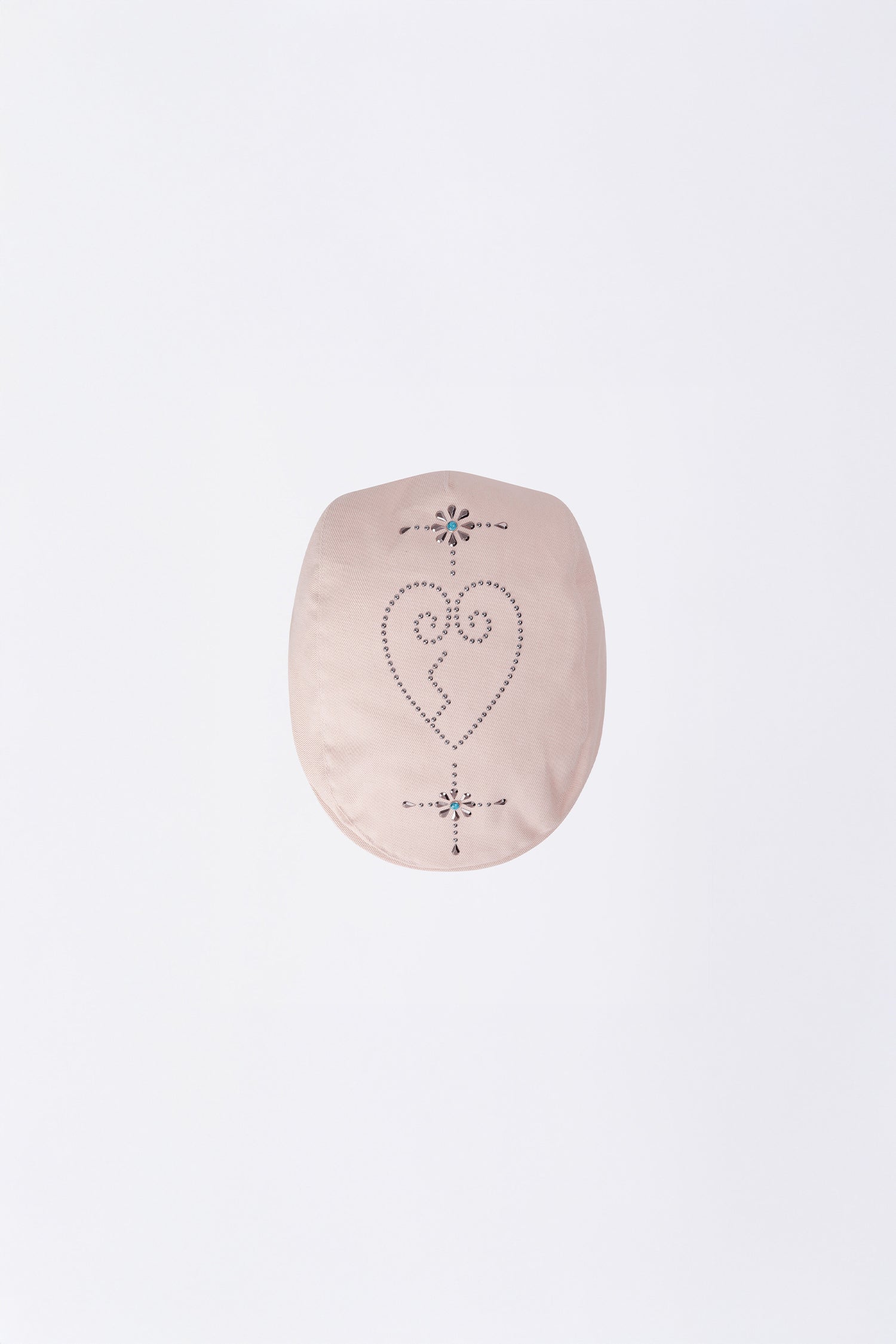 Boho Stud Hunting Cap Dusty Pink