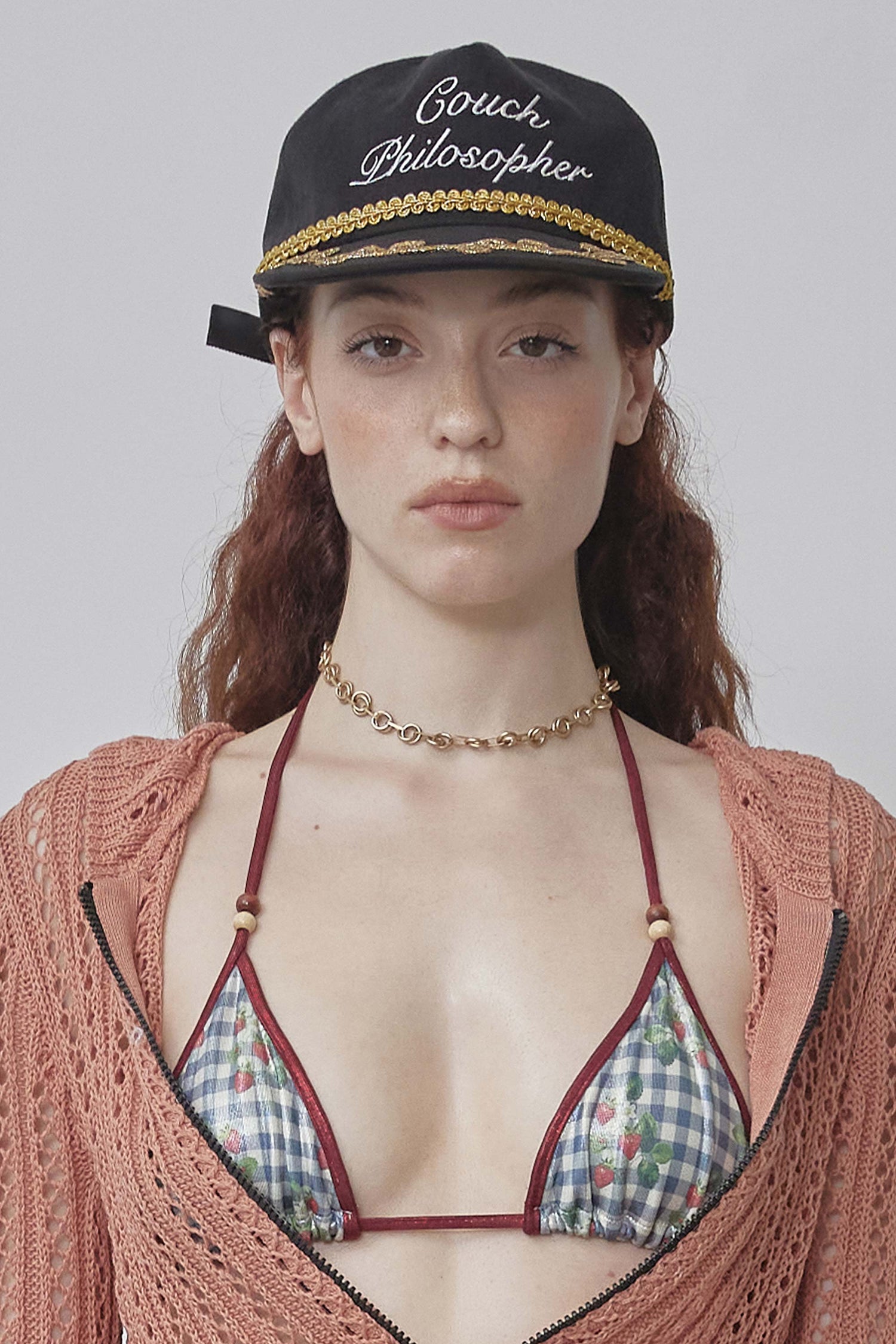 Lazy Philosopher Cap Black