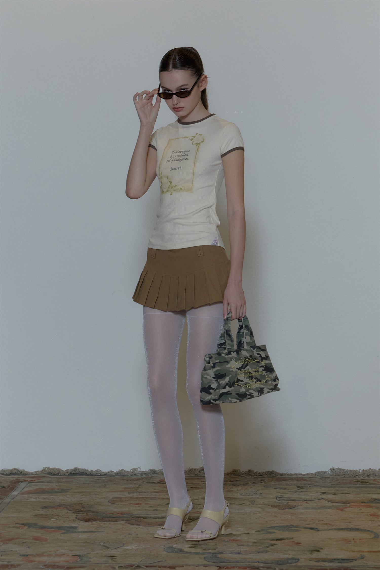 Rose Ringer Tee Raw