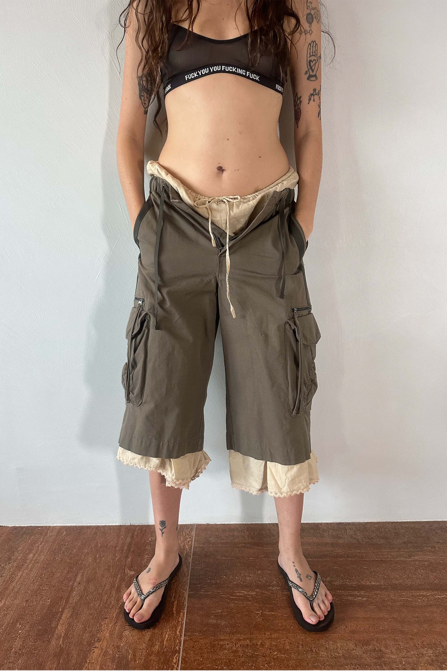 Bermuda Utility Pants Khaki