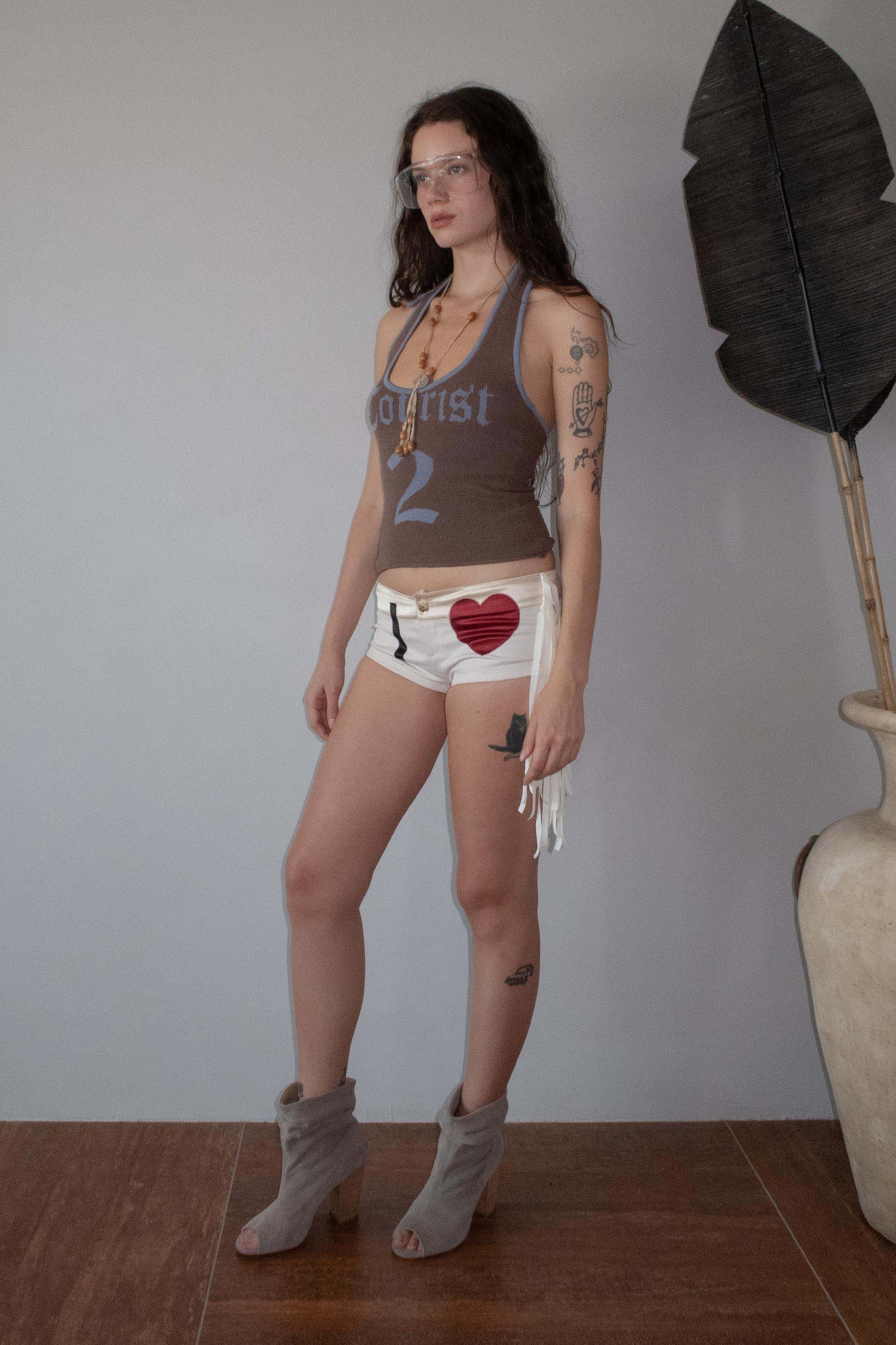 Tourist Boucle Halter Ash Plum