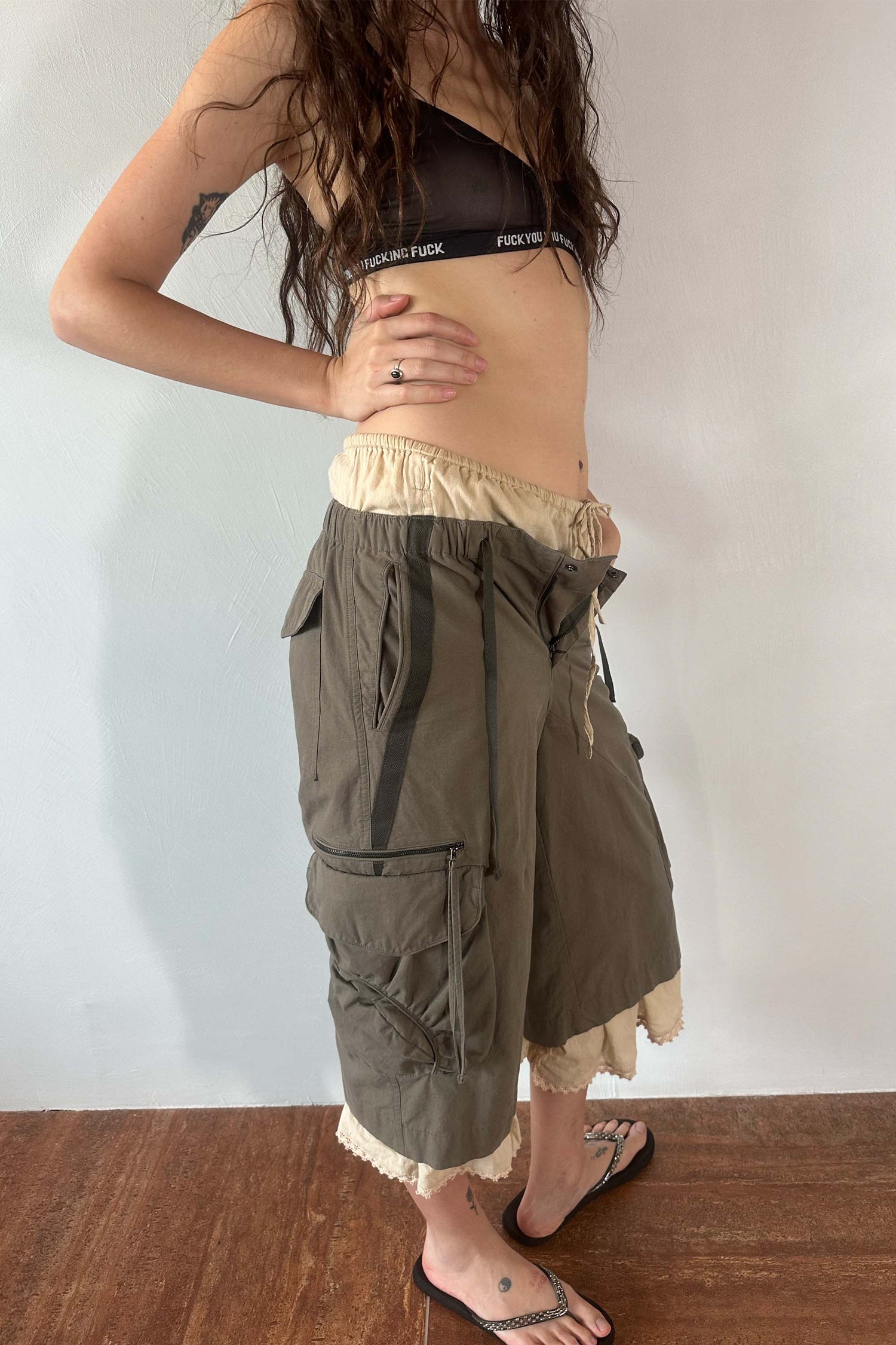 Bermuda Utility Pants Khaki