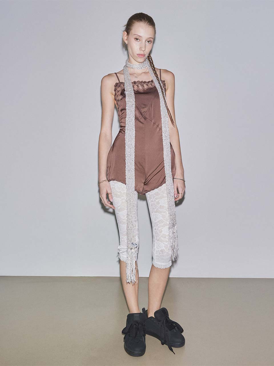 Lingerie Body Romper Deep Brown