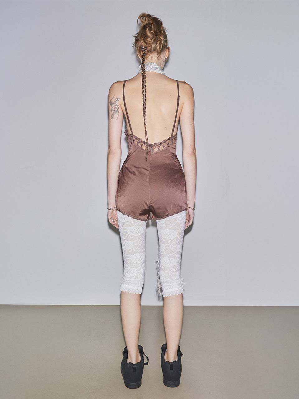 Lingerie Body Romper Deep Brown