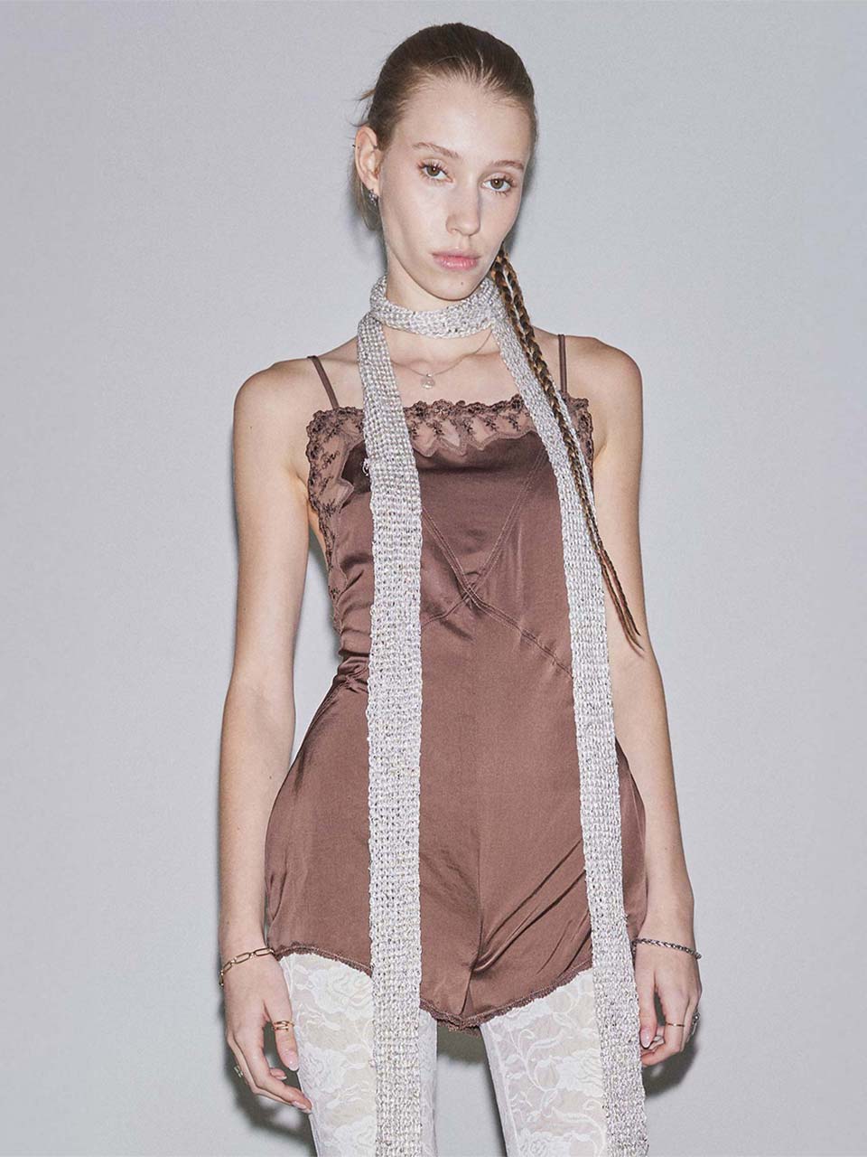 Lingerie Body Romper Deep Brown