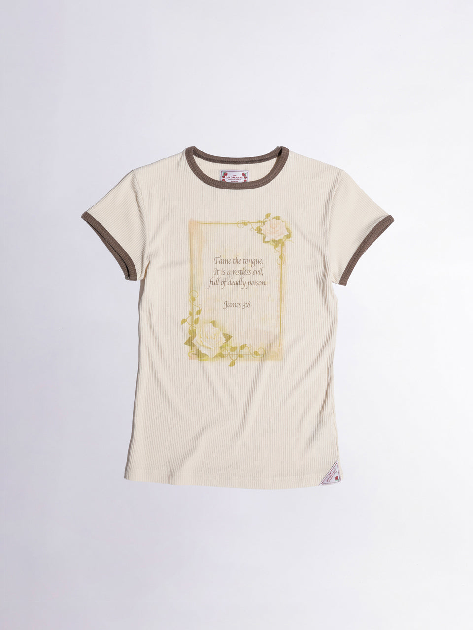 Rose Ringer Tee Raw