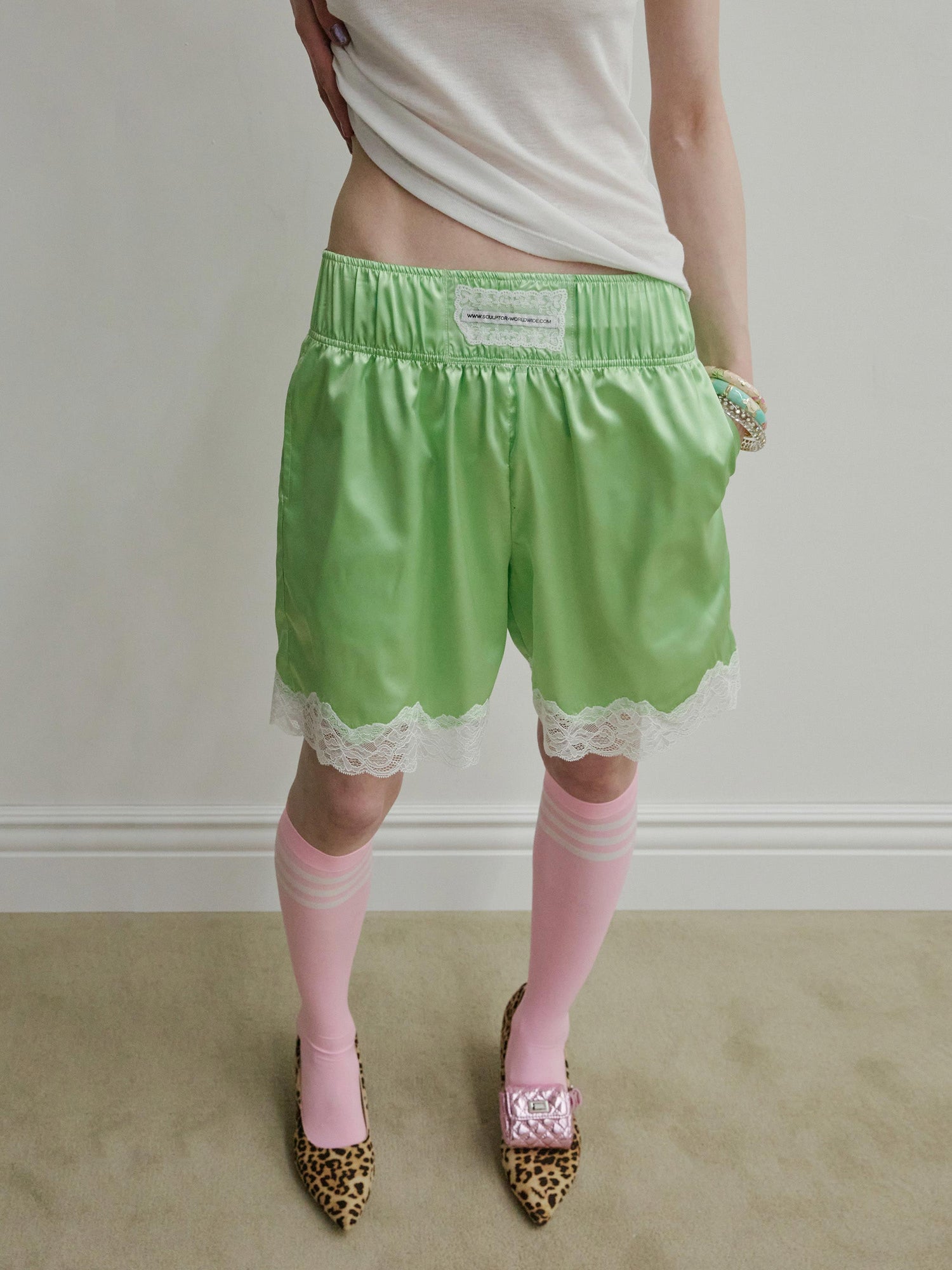 Sweet Dreams Boxer Pants Acid Green