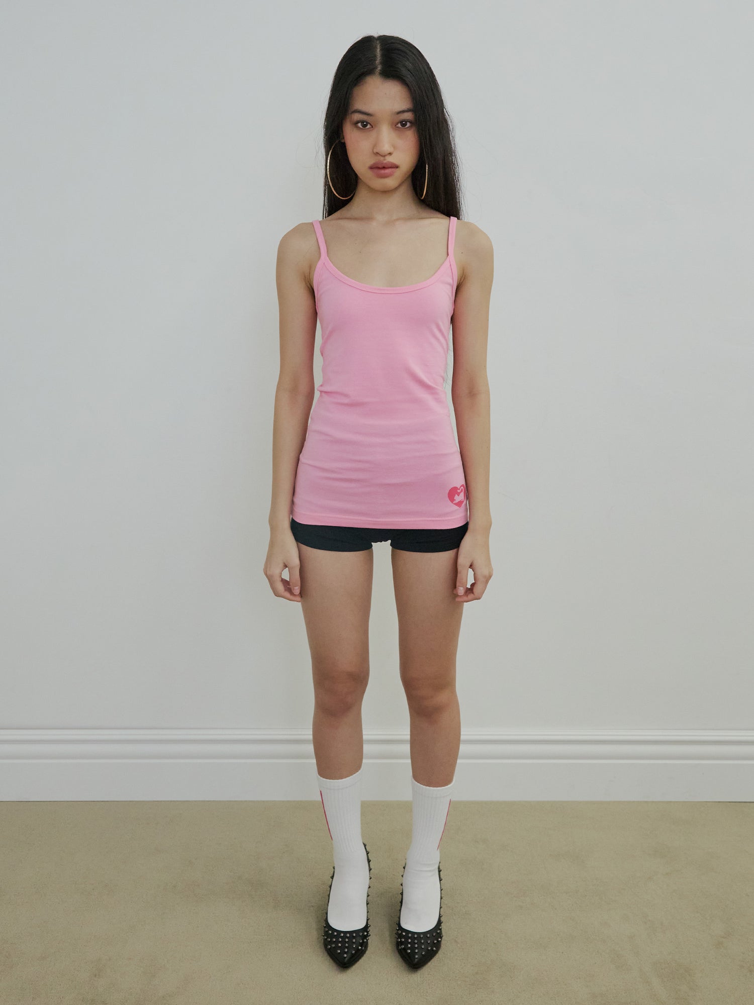 Sweet Kitty Tank Top Acid Pink