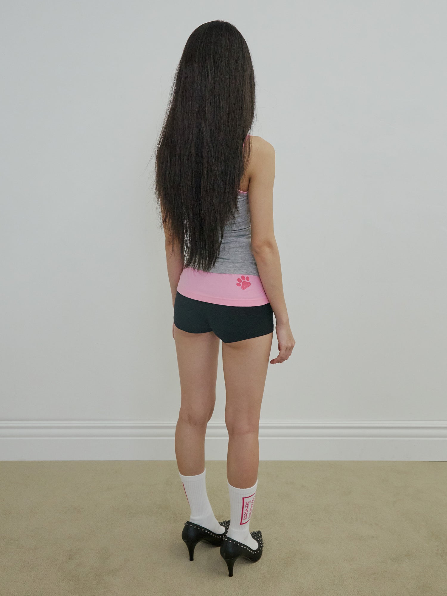 Sweet Kitty Tank Top Acid Pink