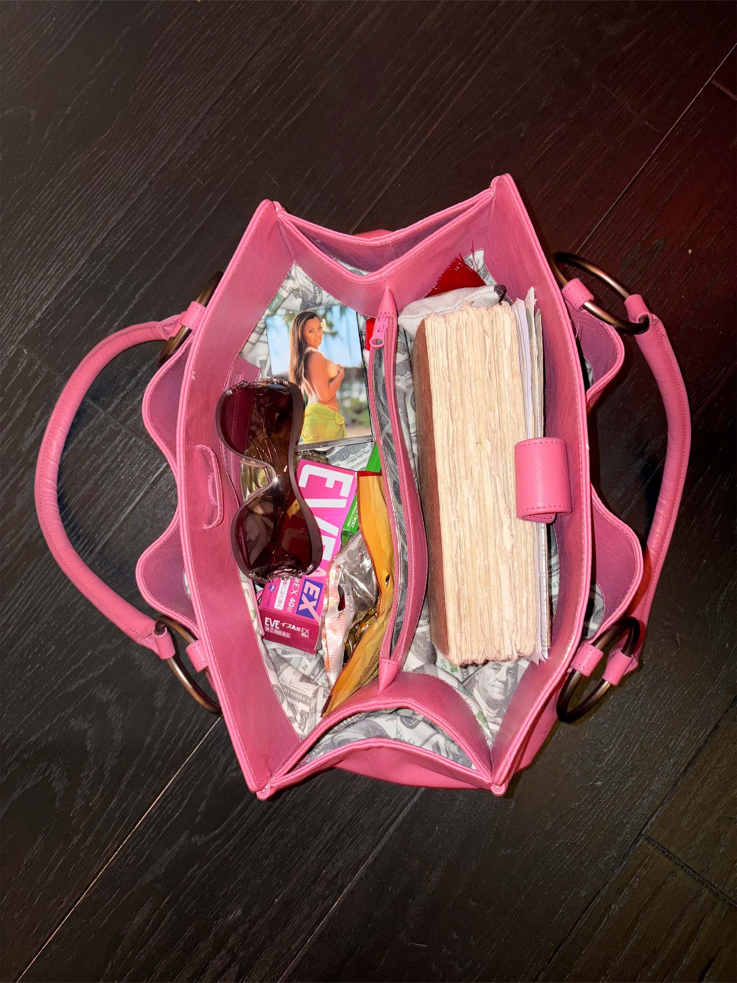 Millionaire Tote Bag Acid Pink