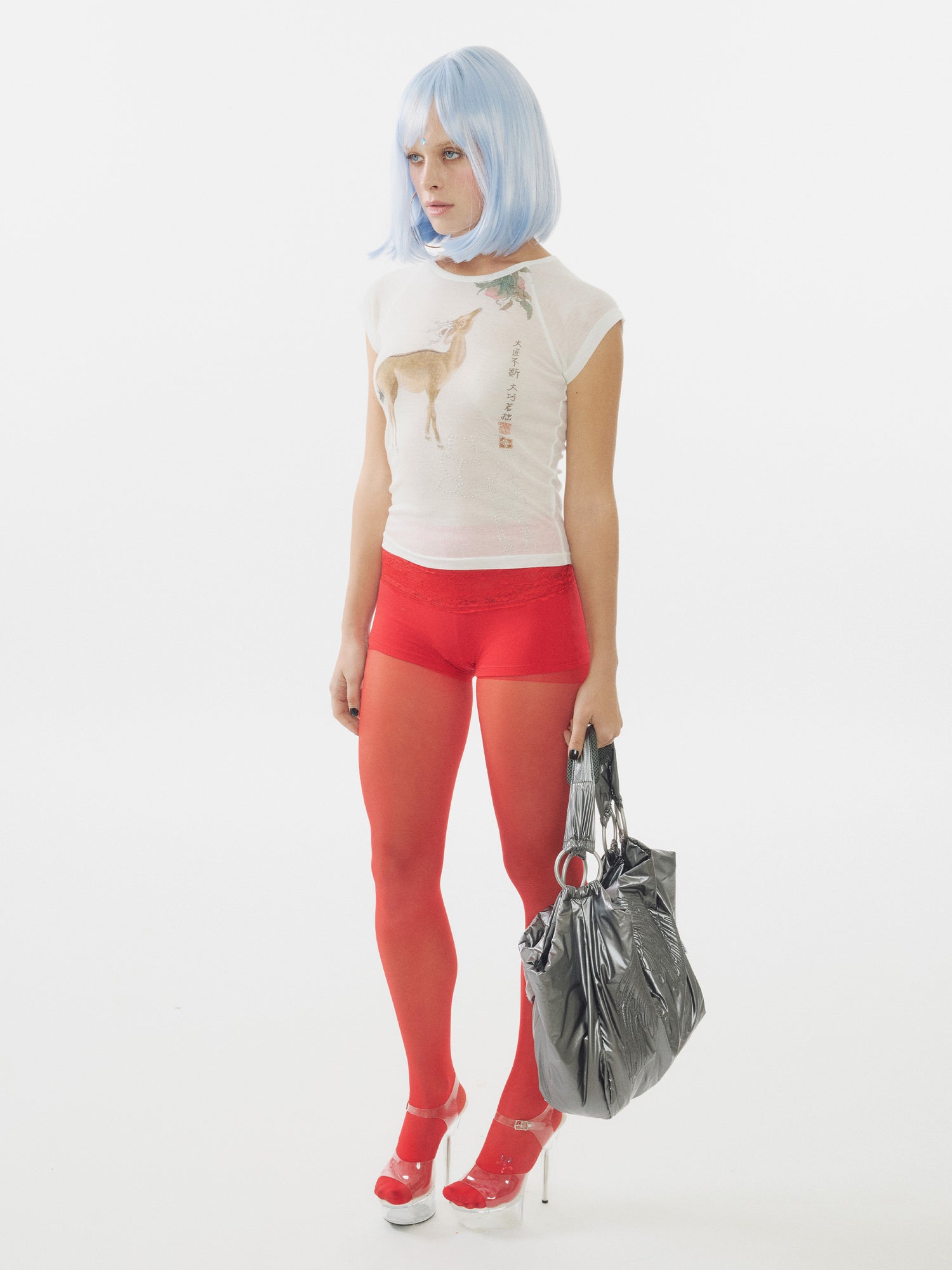 Angelic Hobo Bag Gun Metal