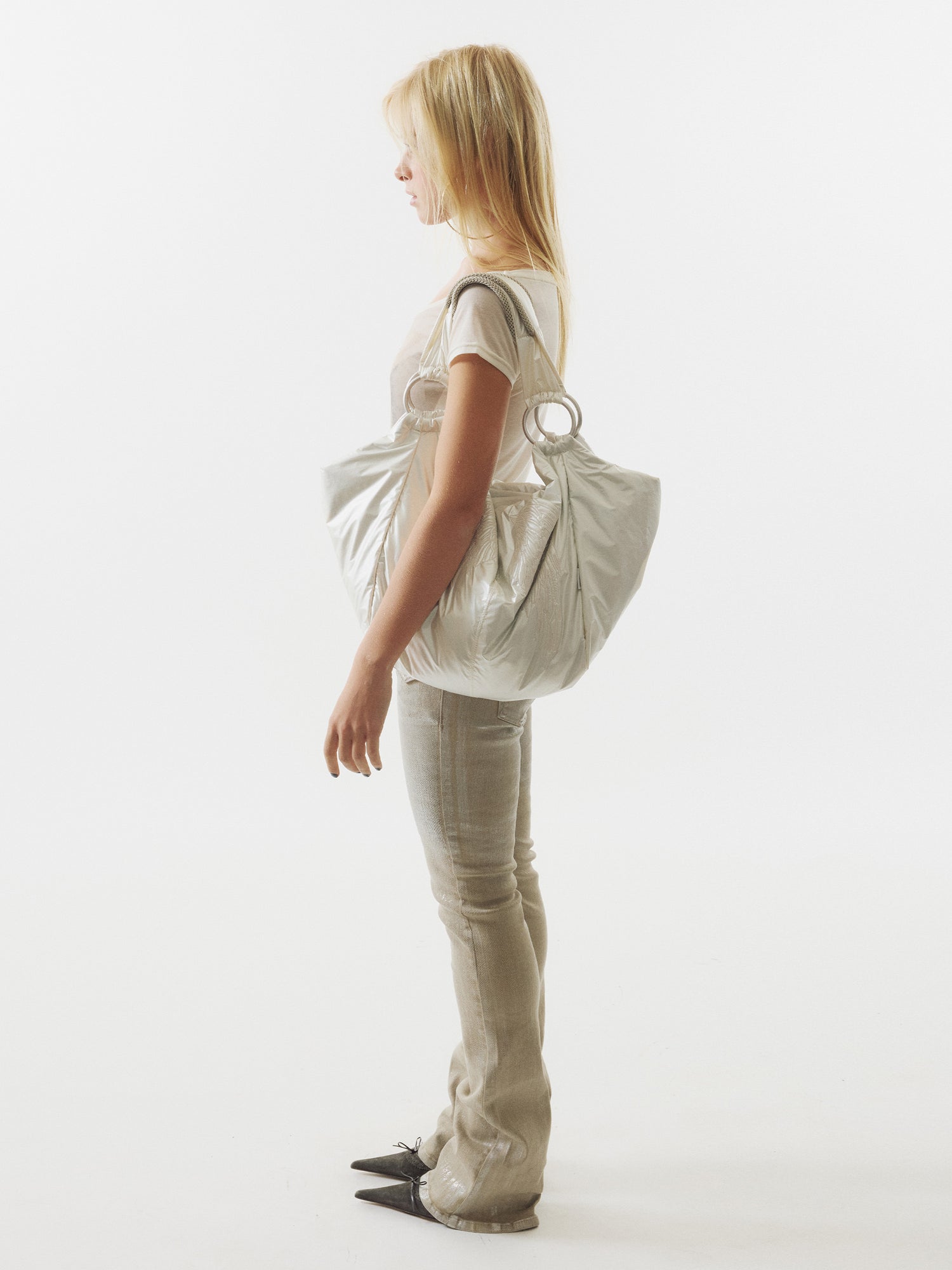 Angelic Hobo Bag Pearl