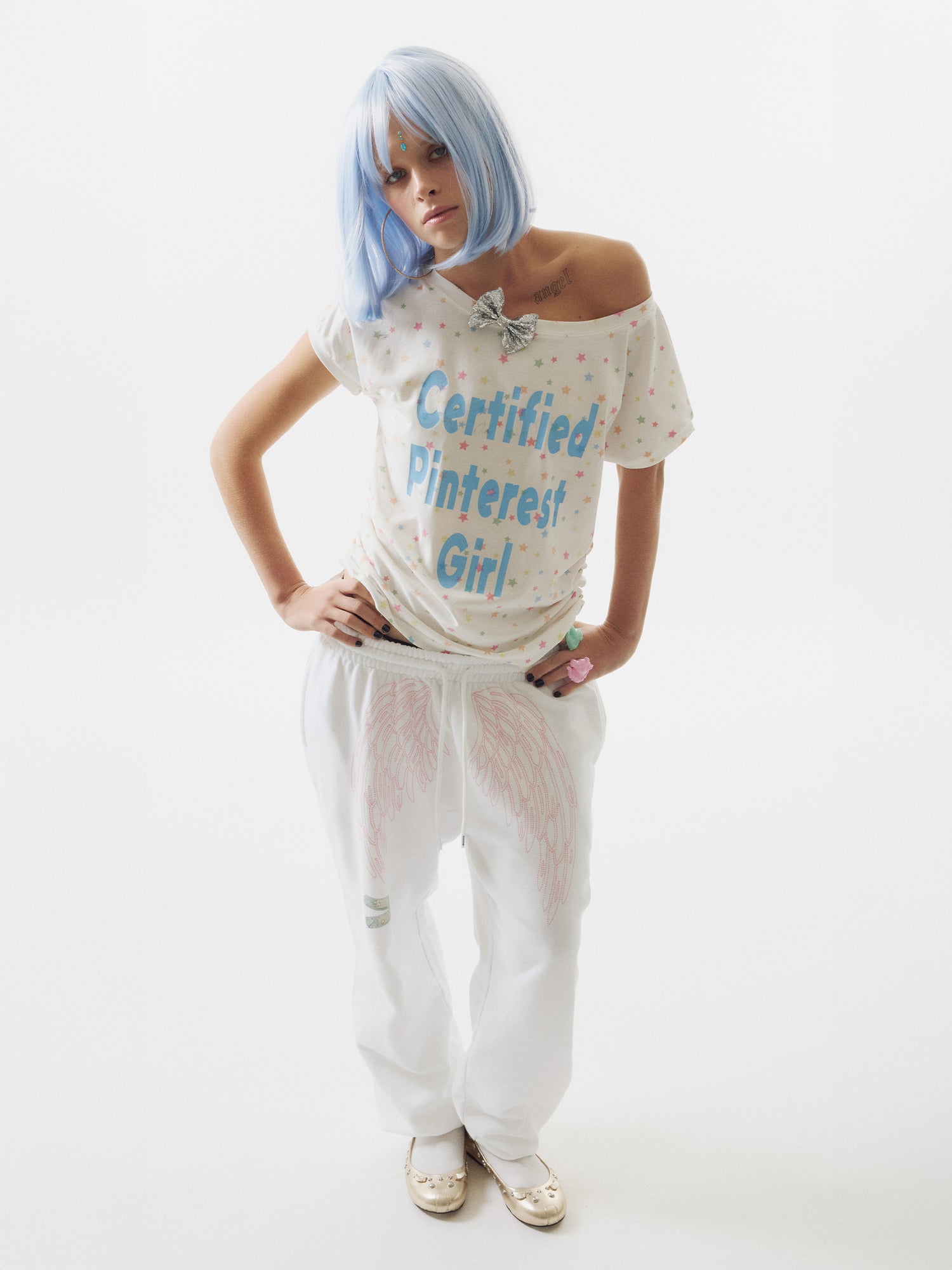 Angelic Sweatpants White