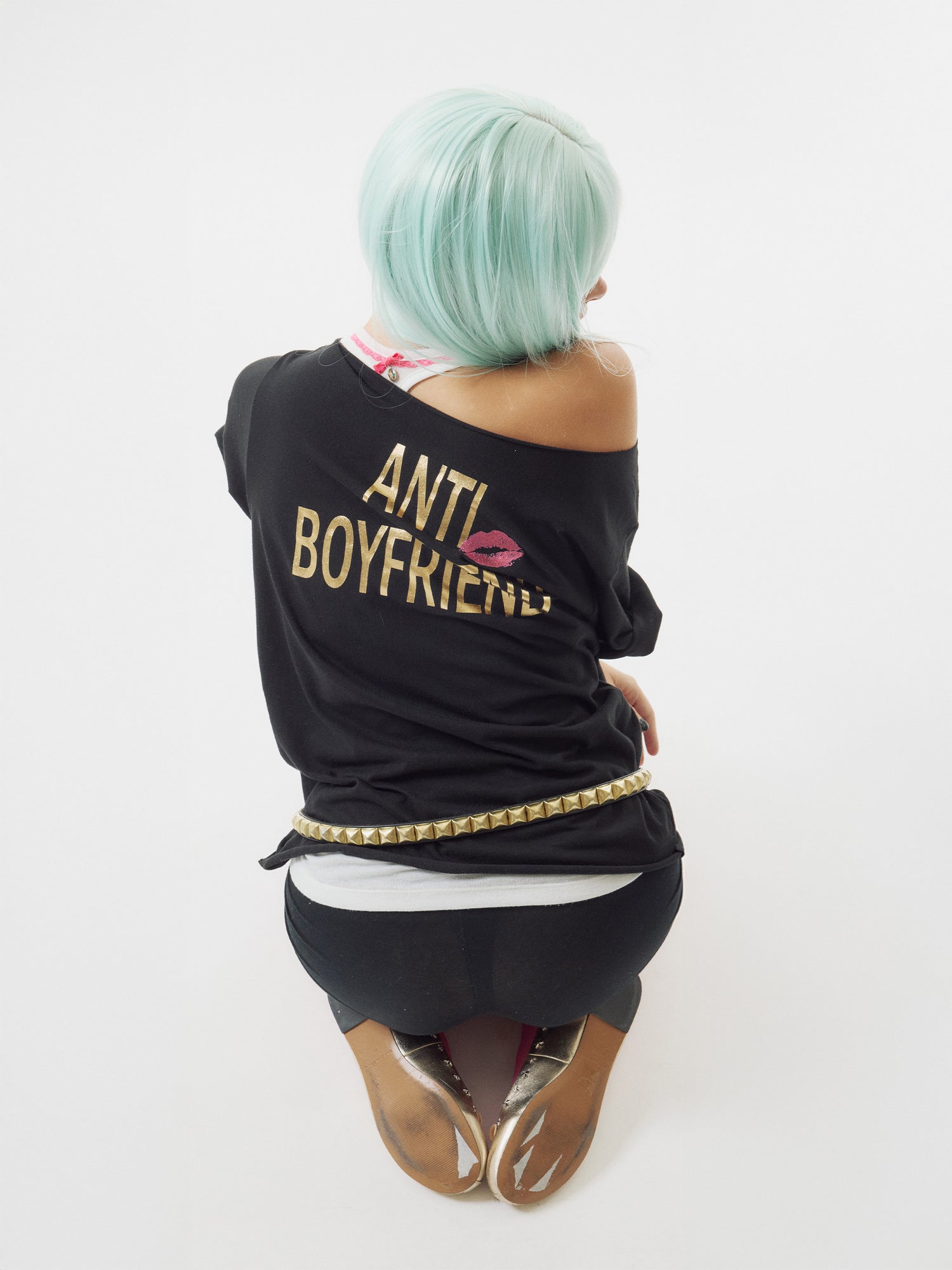 Anti Boyfriend Tee Black