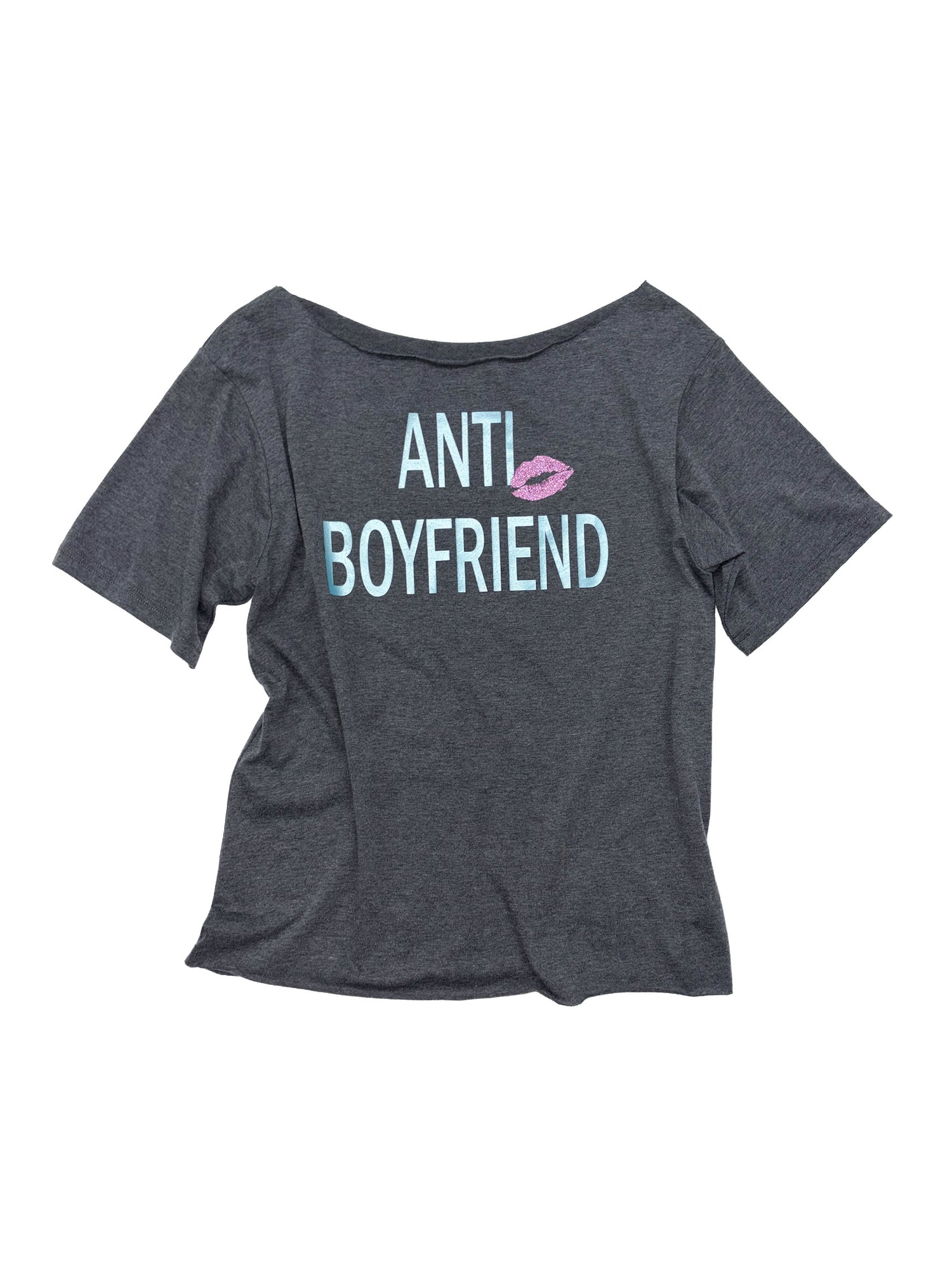 Anti Boyfriend Tee Charcoal Melange