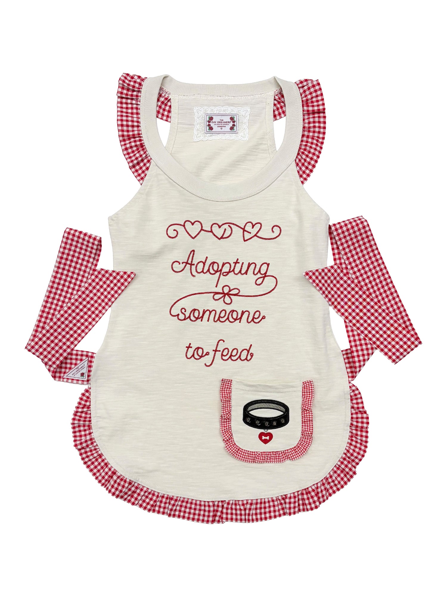 Apron Ruffle Tank Top Raw