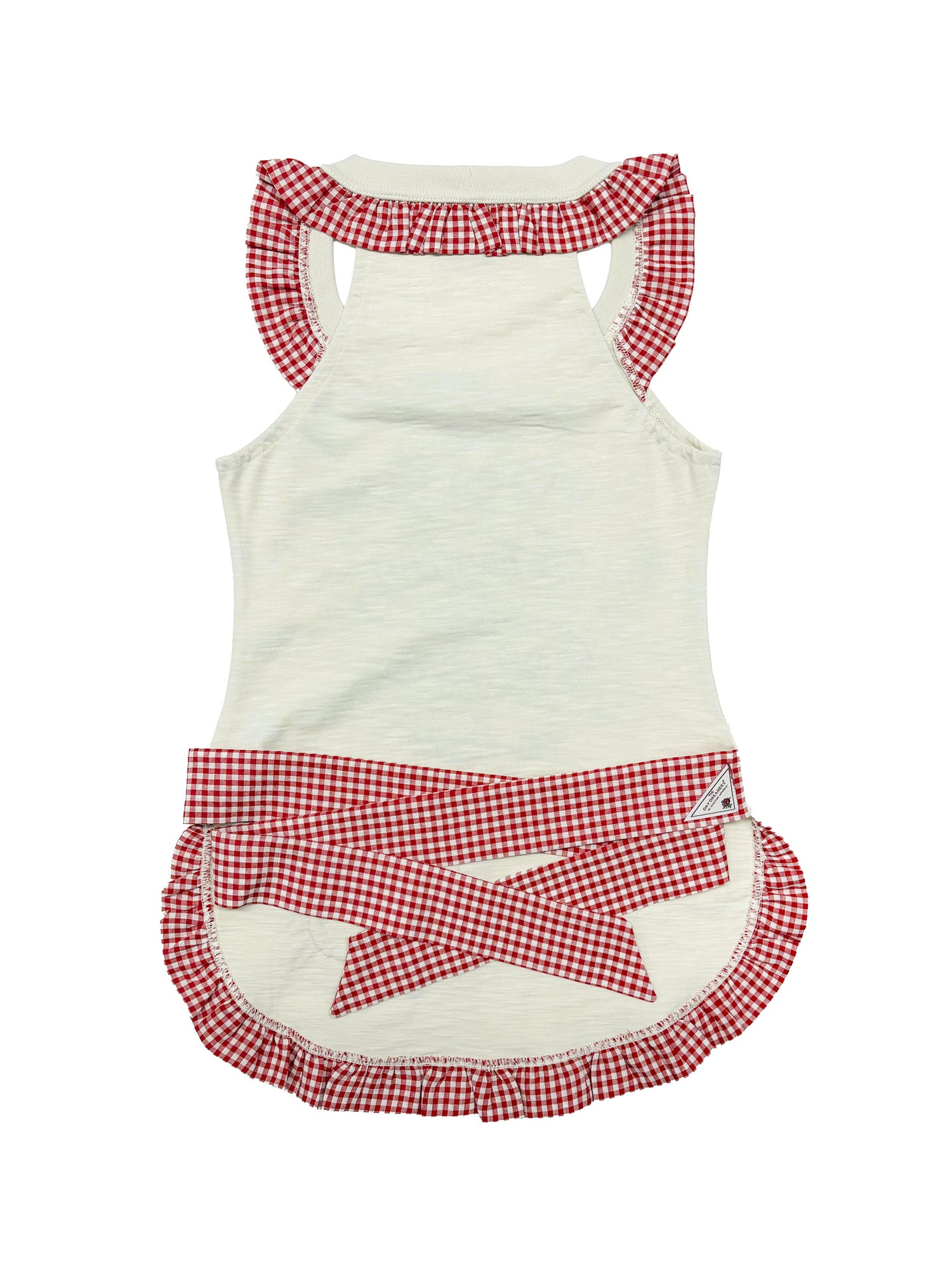 Apron Ruffle Tank Top Raw