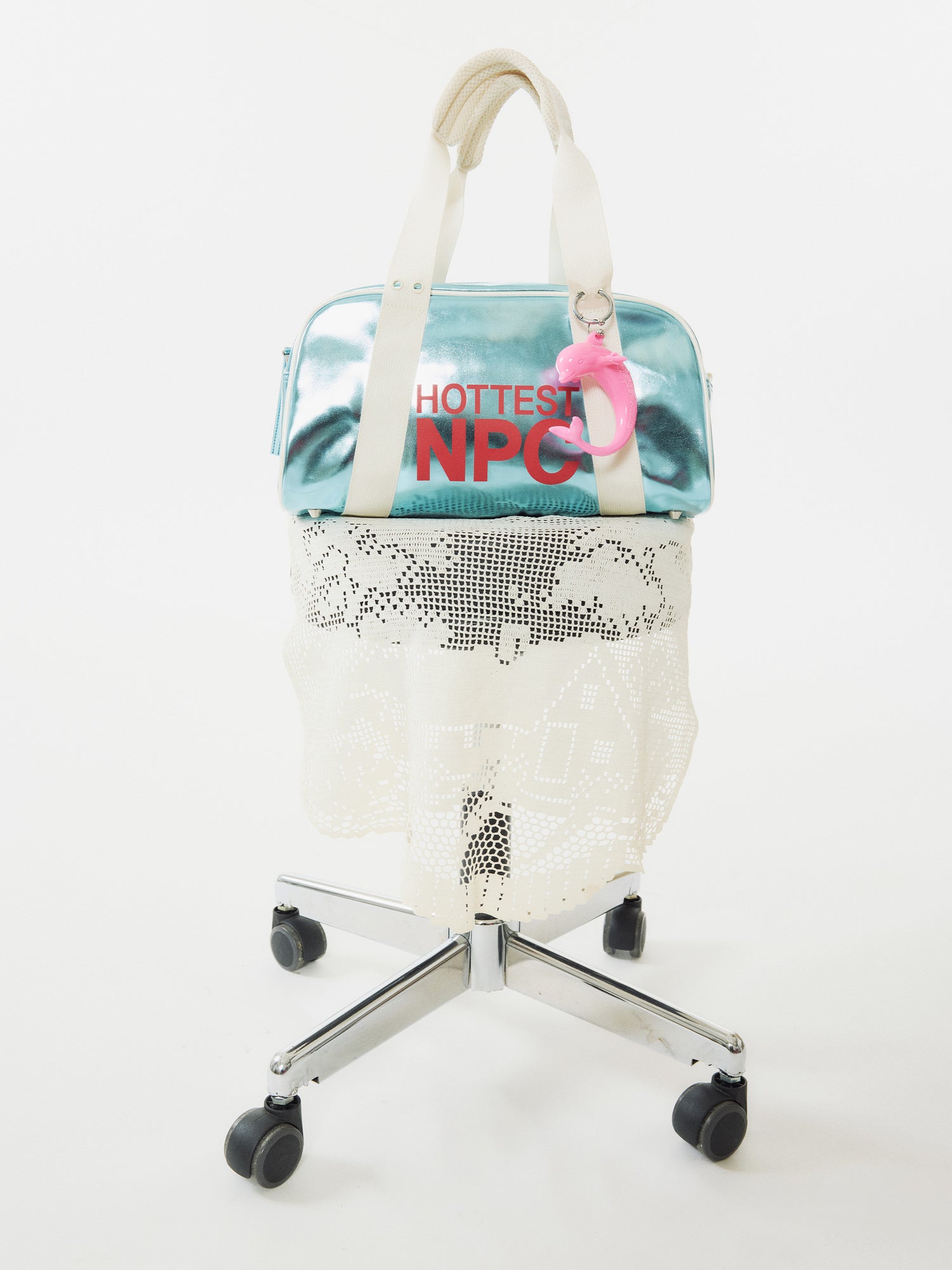 NPC Metallic Bag Aqua Blue