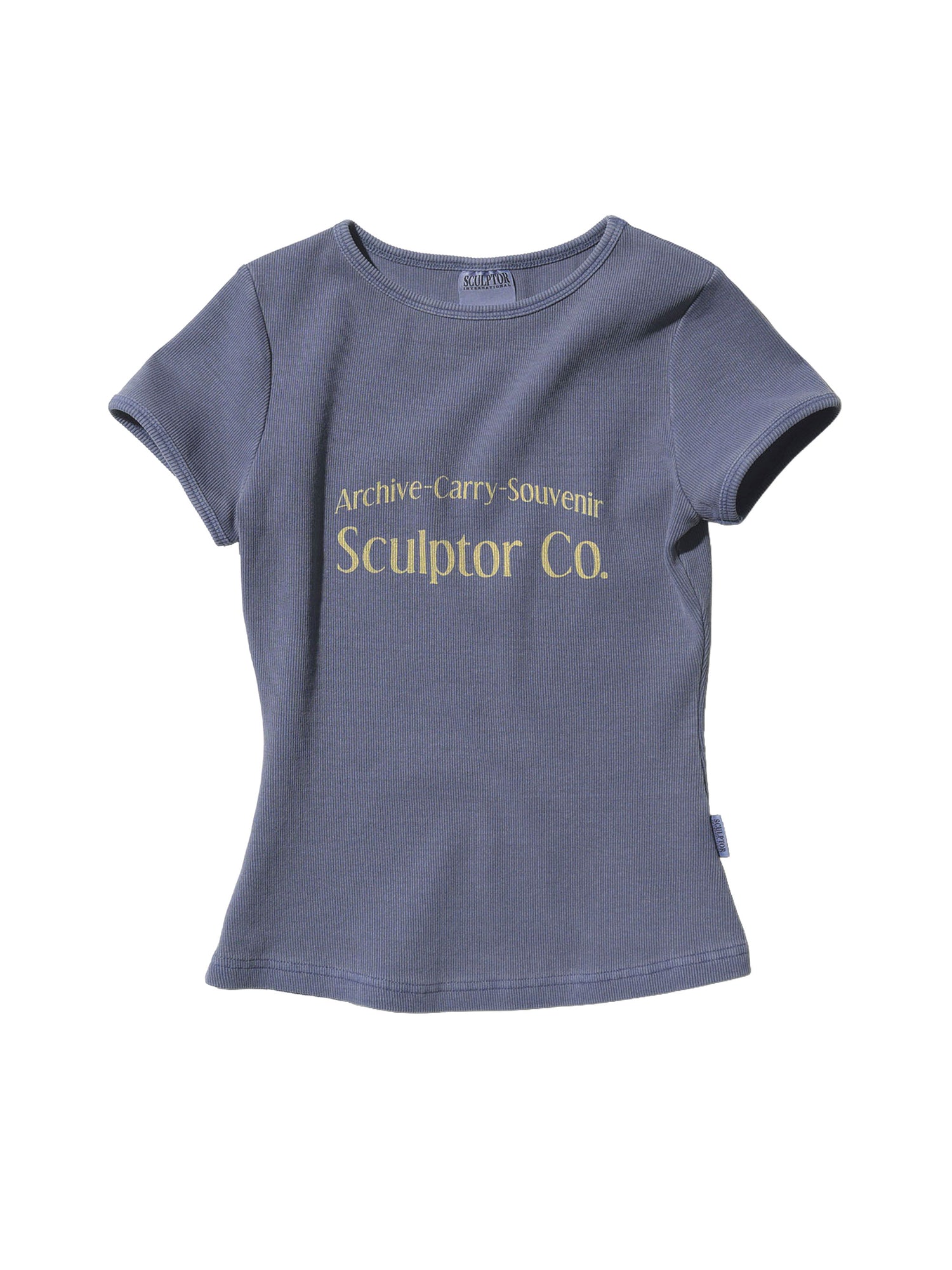 Archive Pigment Baby Tee Dusty Blue