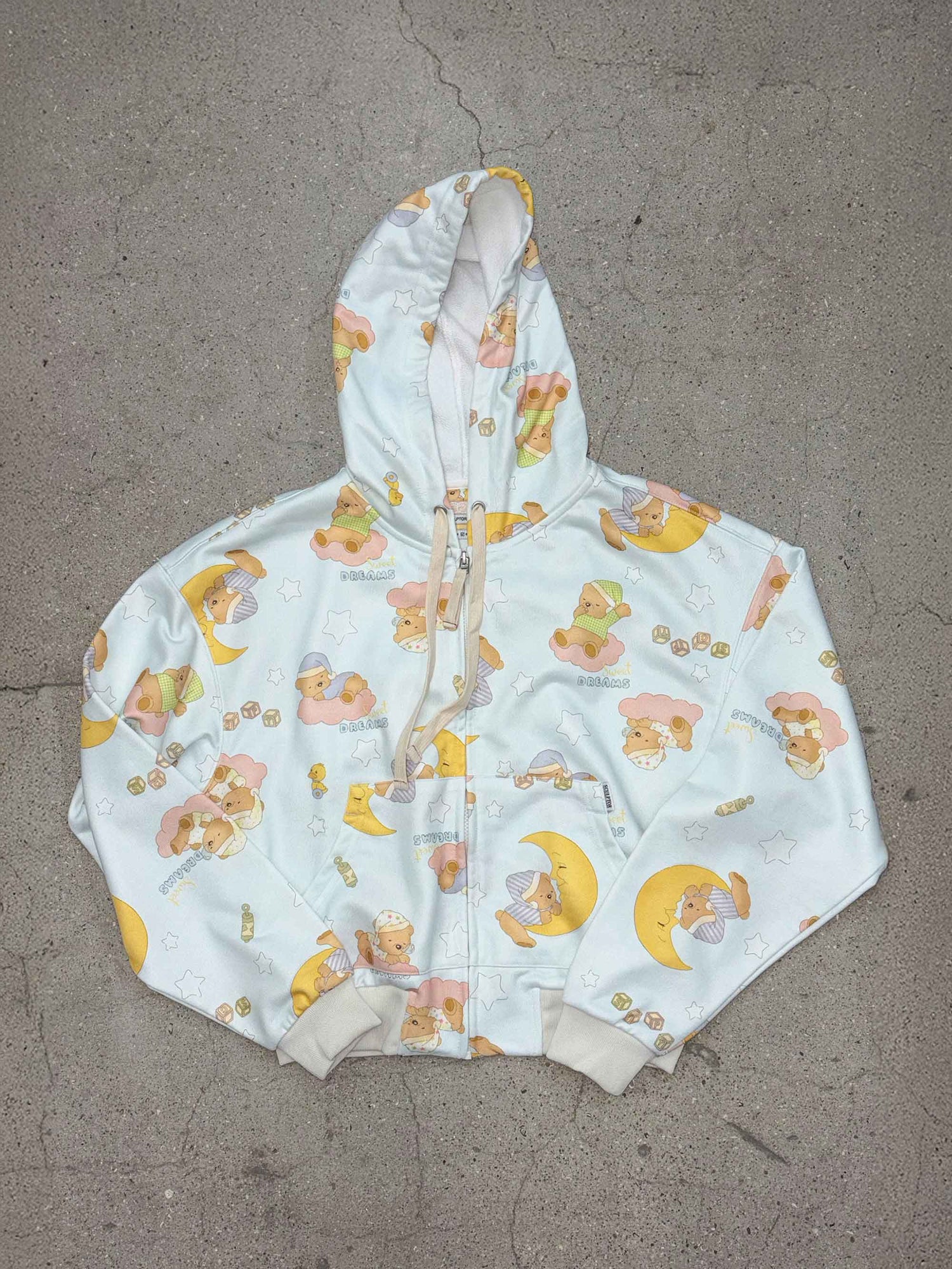 Sweet Dreams Hooded Zip-Up Baby Blue