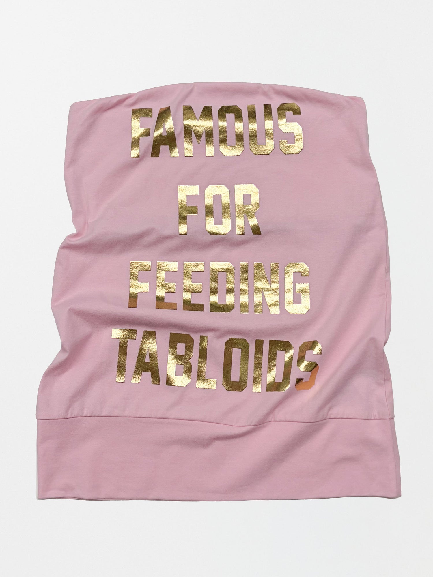 Tabloids Tube Top Baby Pink