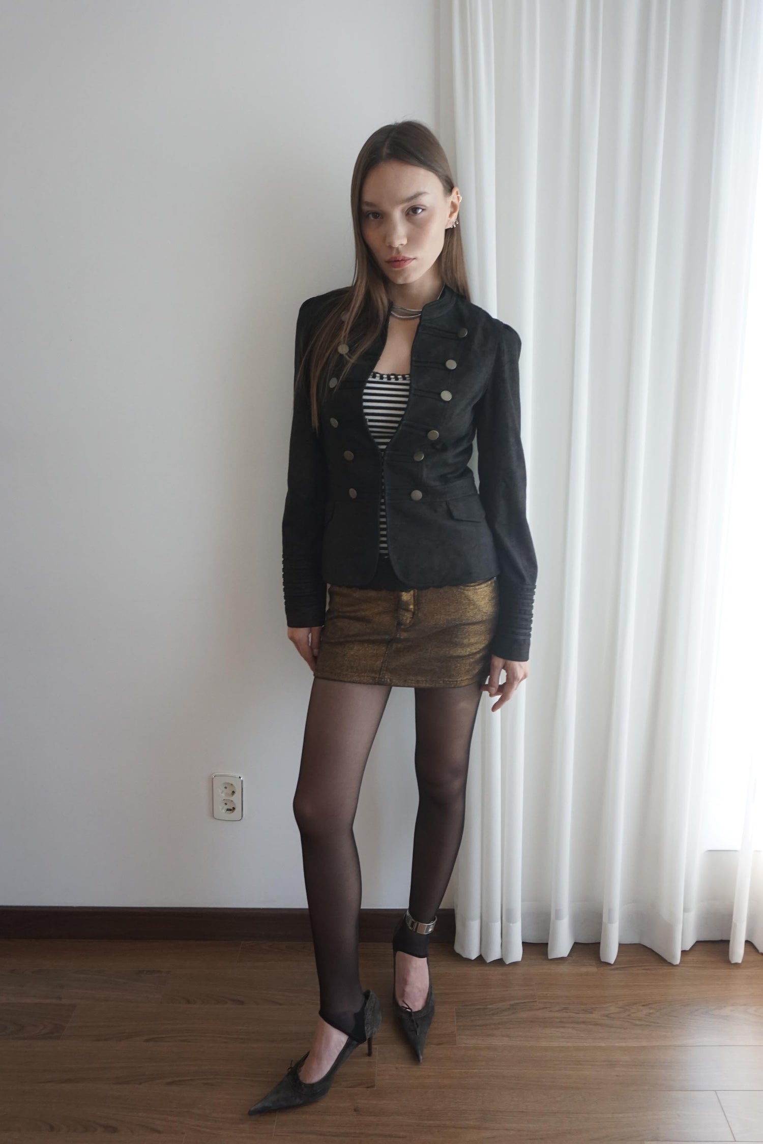 Brass Napoleon Jacket Black
