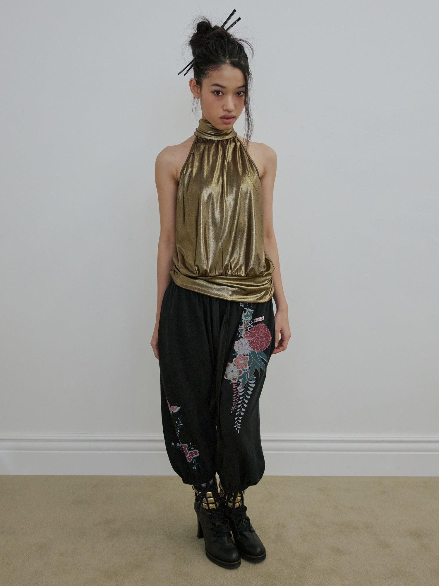 Zen Capri Jogger Pants Black