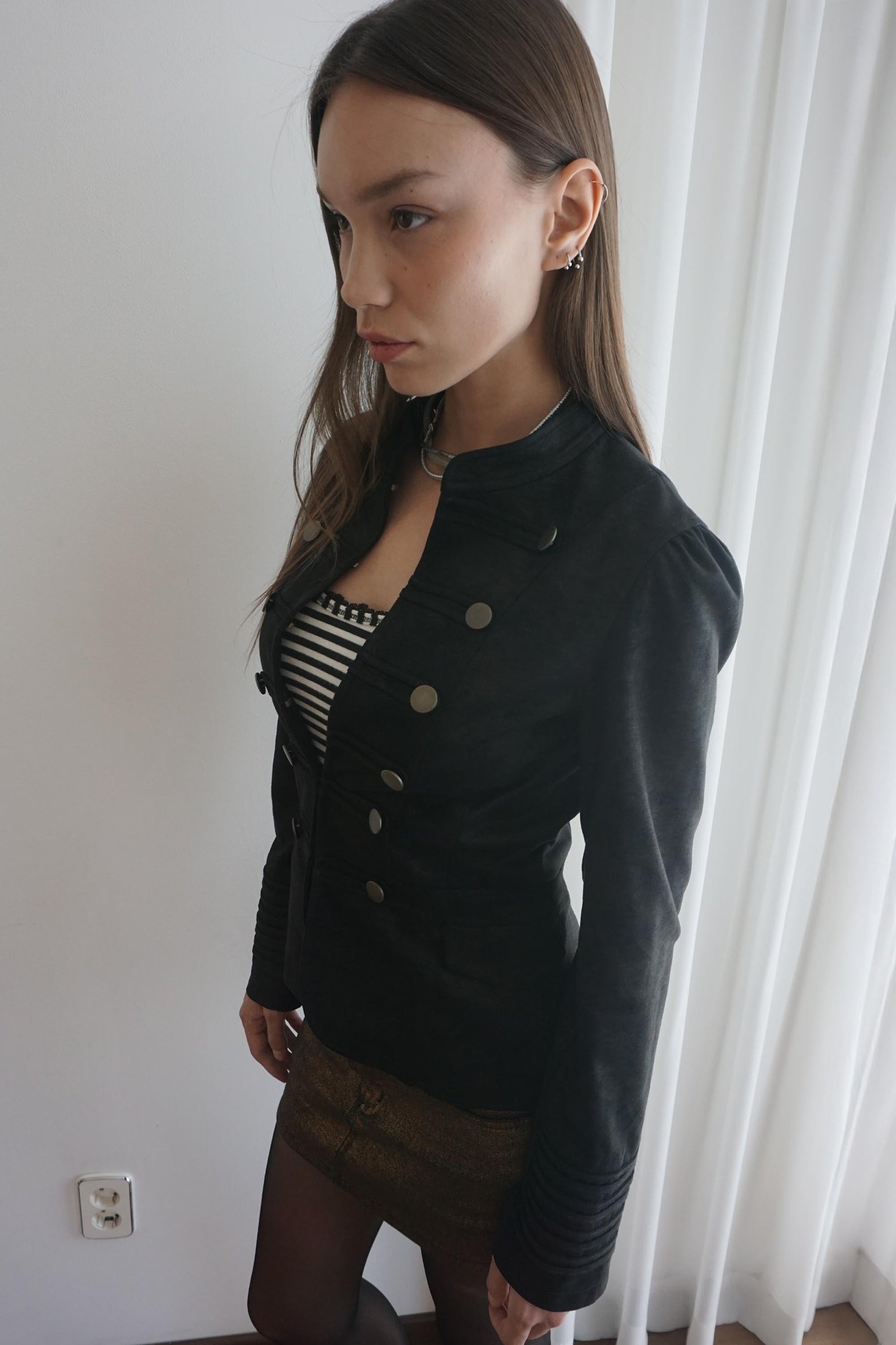 Brass Napoleon Jacket Black