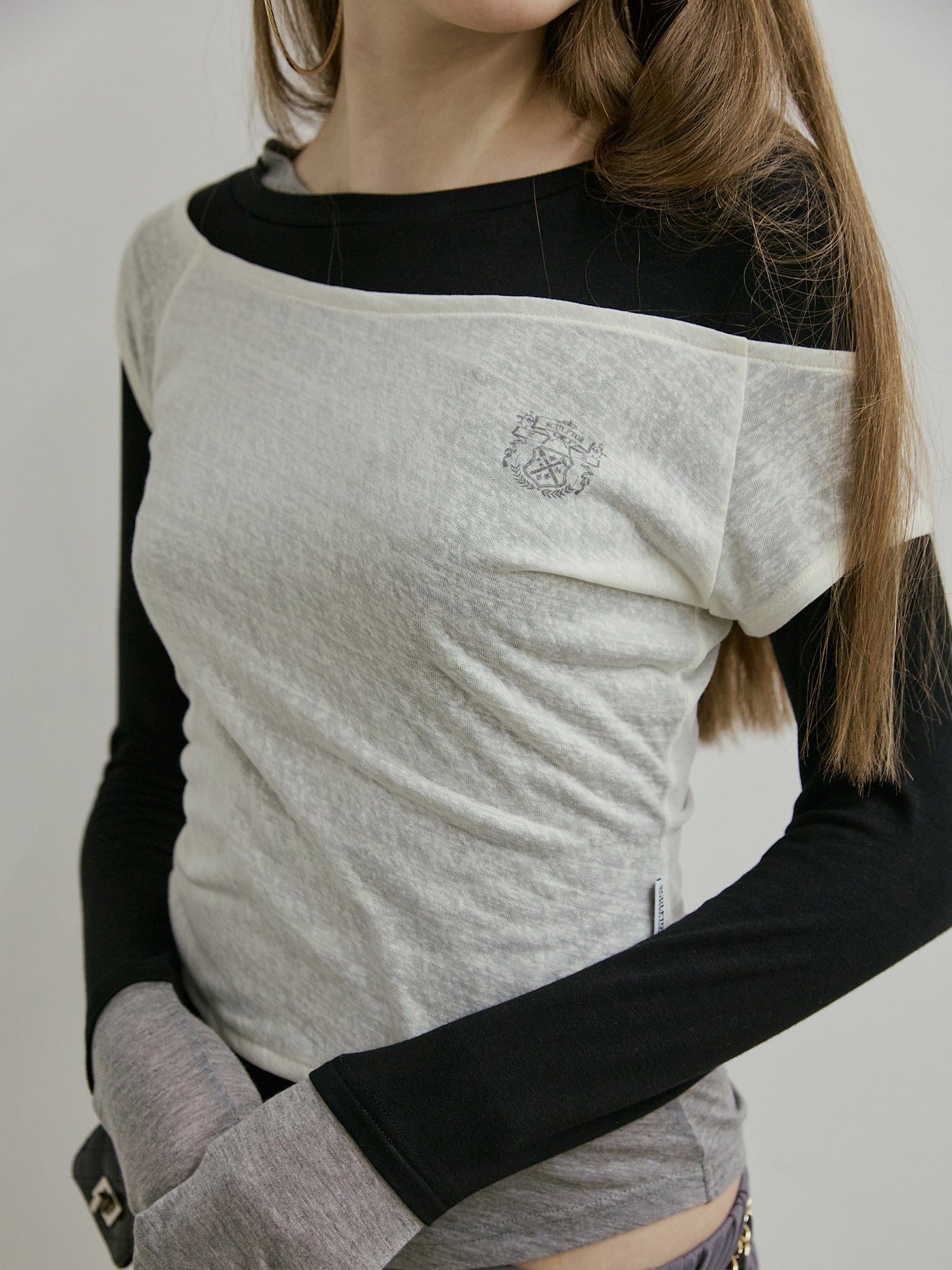 Lazy Layered Tee Raw